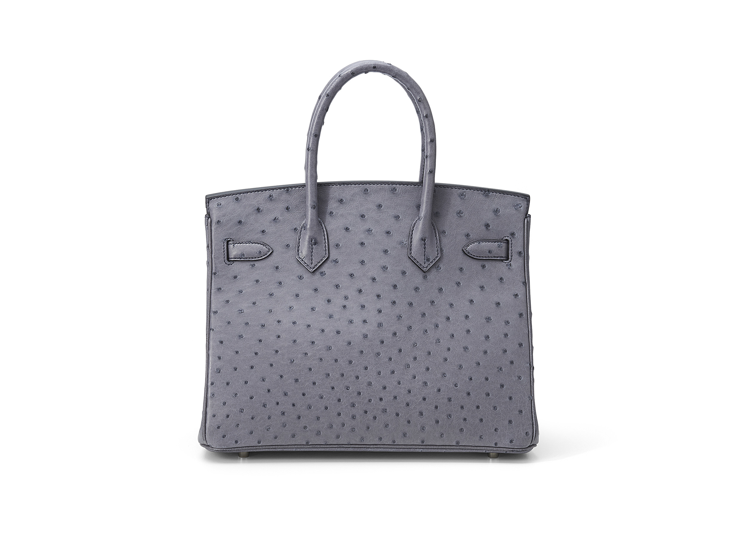 Birkin 30 Gris Agathe Ostrich 