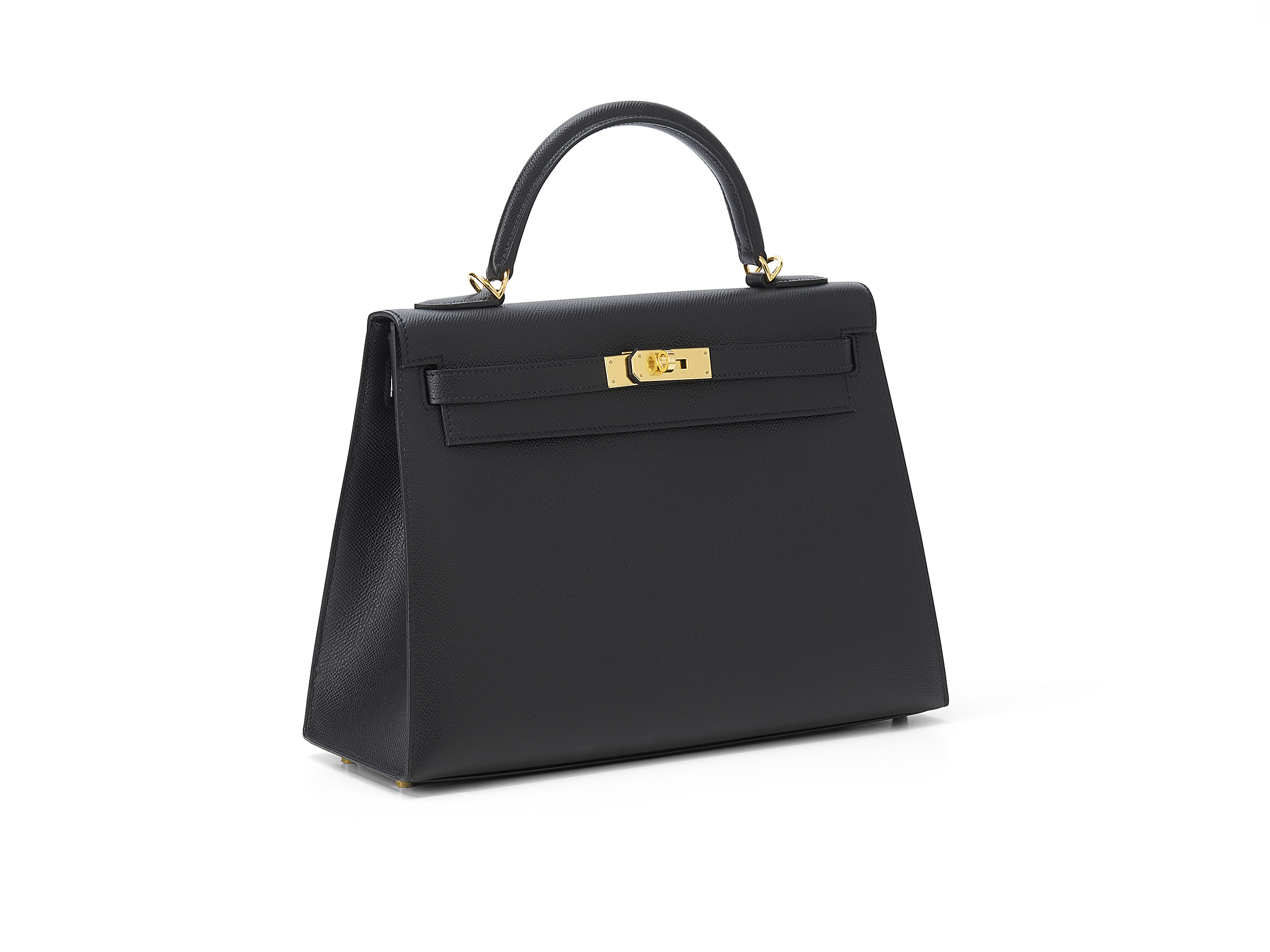 Kelly 32 Sellier Noir Epsom 
