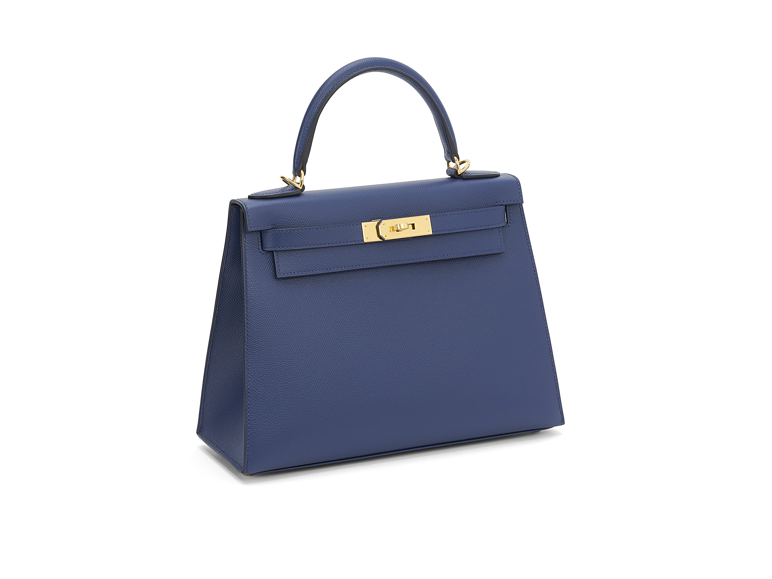 Kelly 28 Sellier Bleu Saphire Epsom 