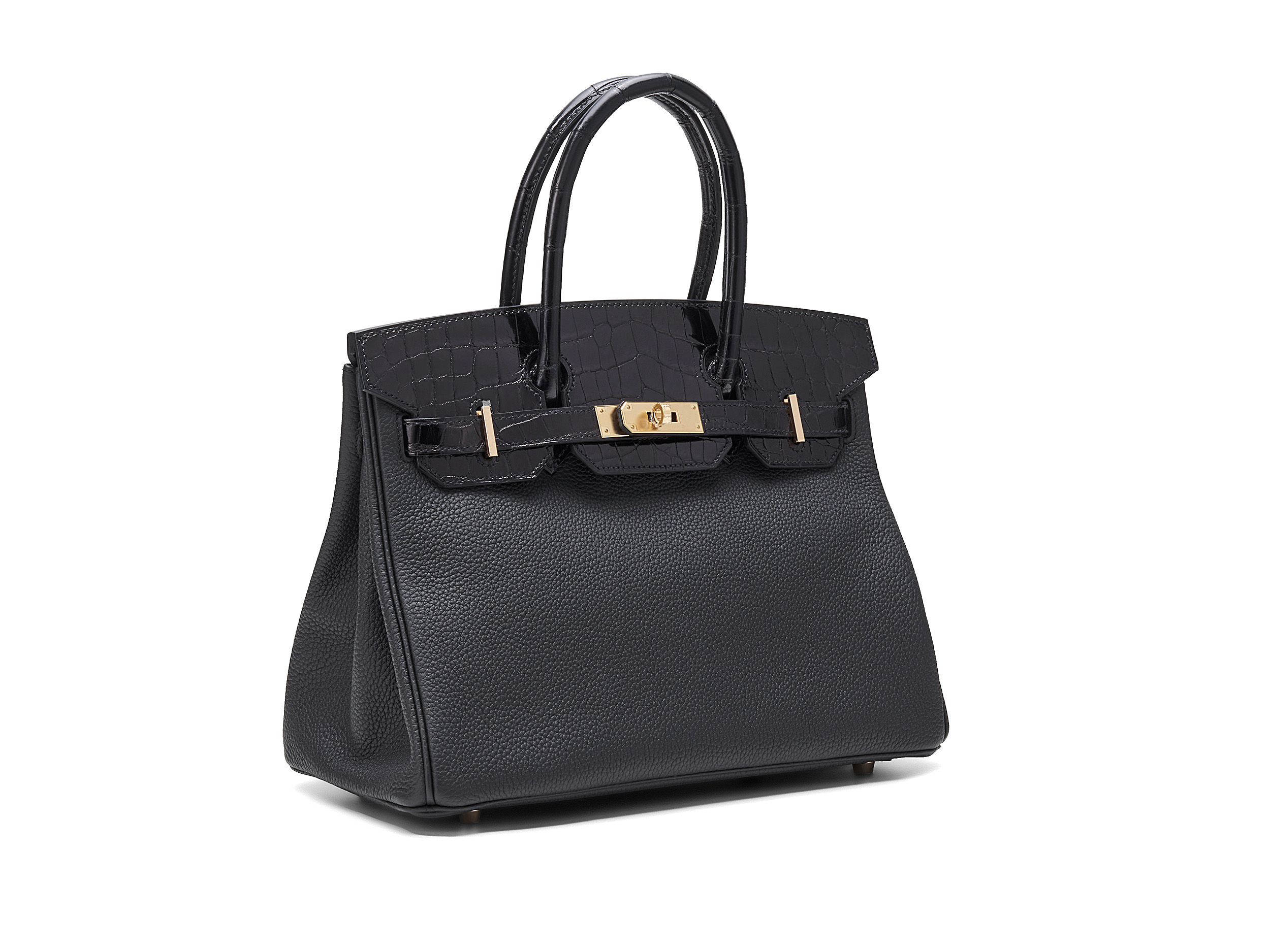 Birkin 30 Touch Noir Crocodile Niloticus