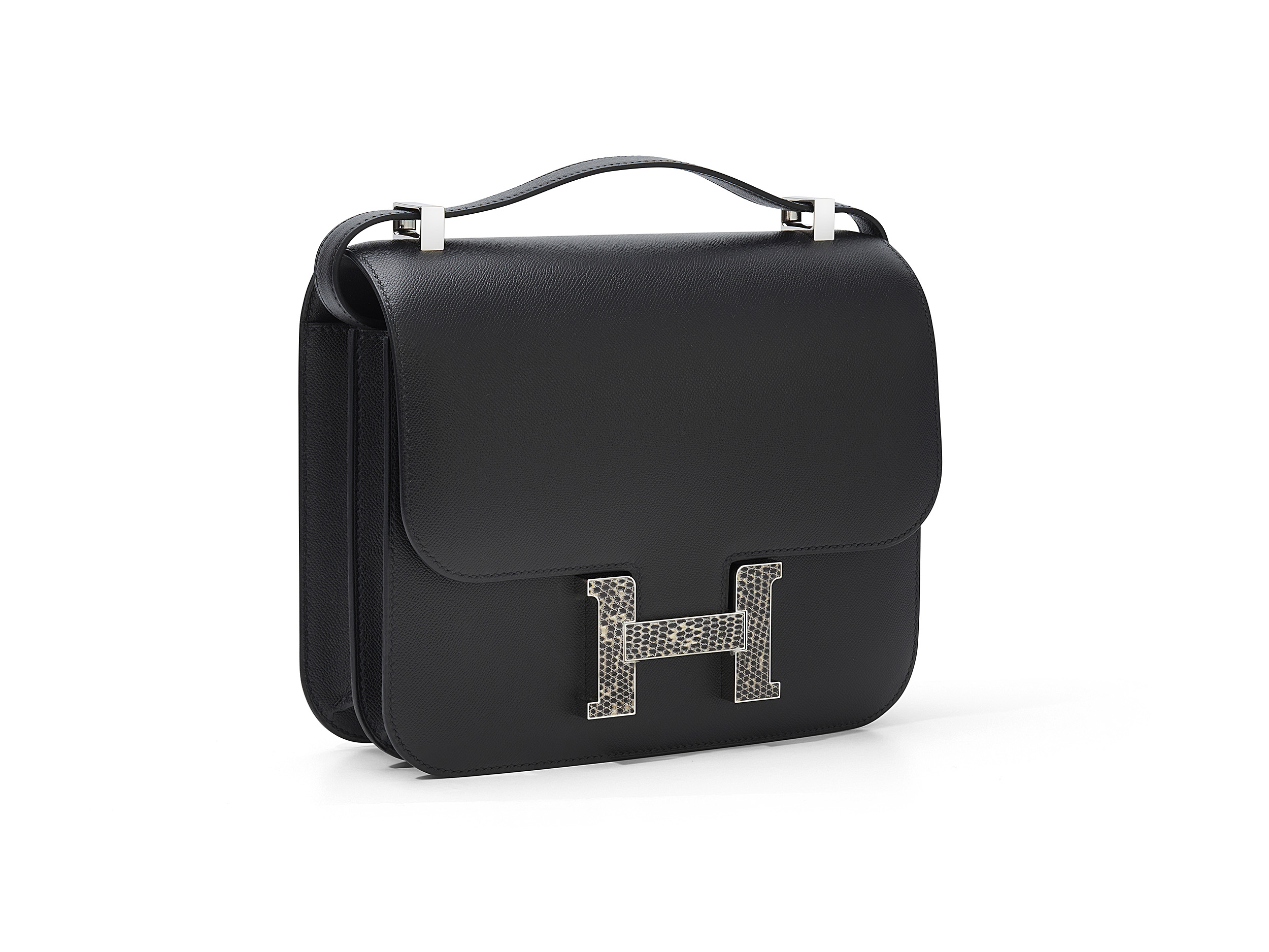 Constance 24 Noir Veau Madame Lizard