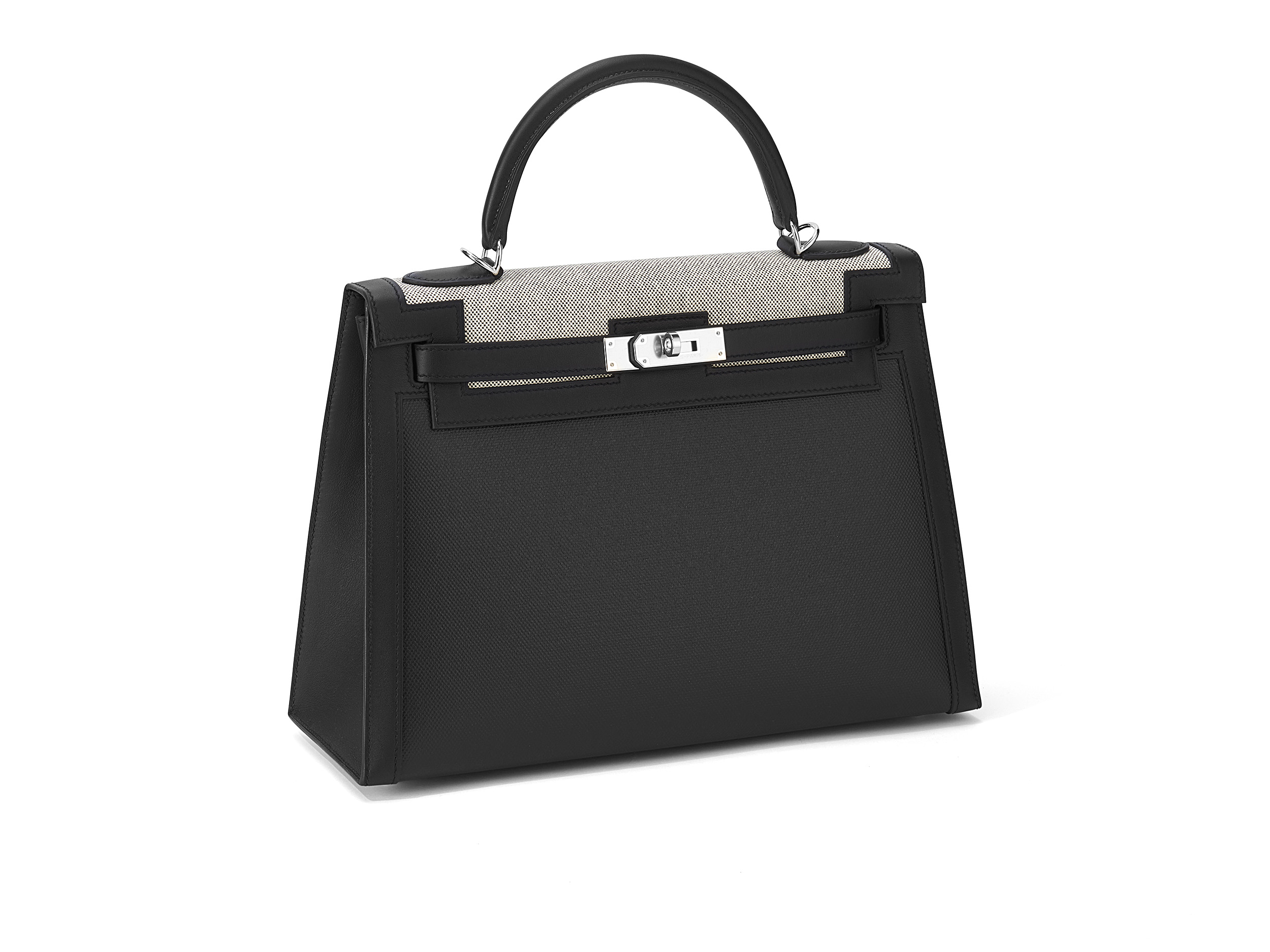 Kelly 32 Sellier Noir Toile Berline Kelly 32 Sellier Noir Toile Berline