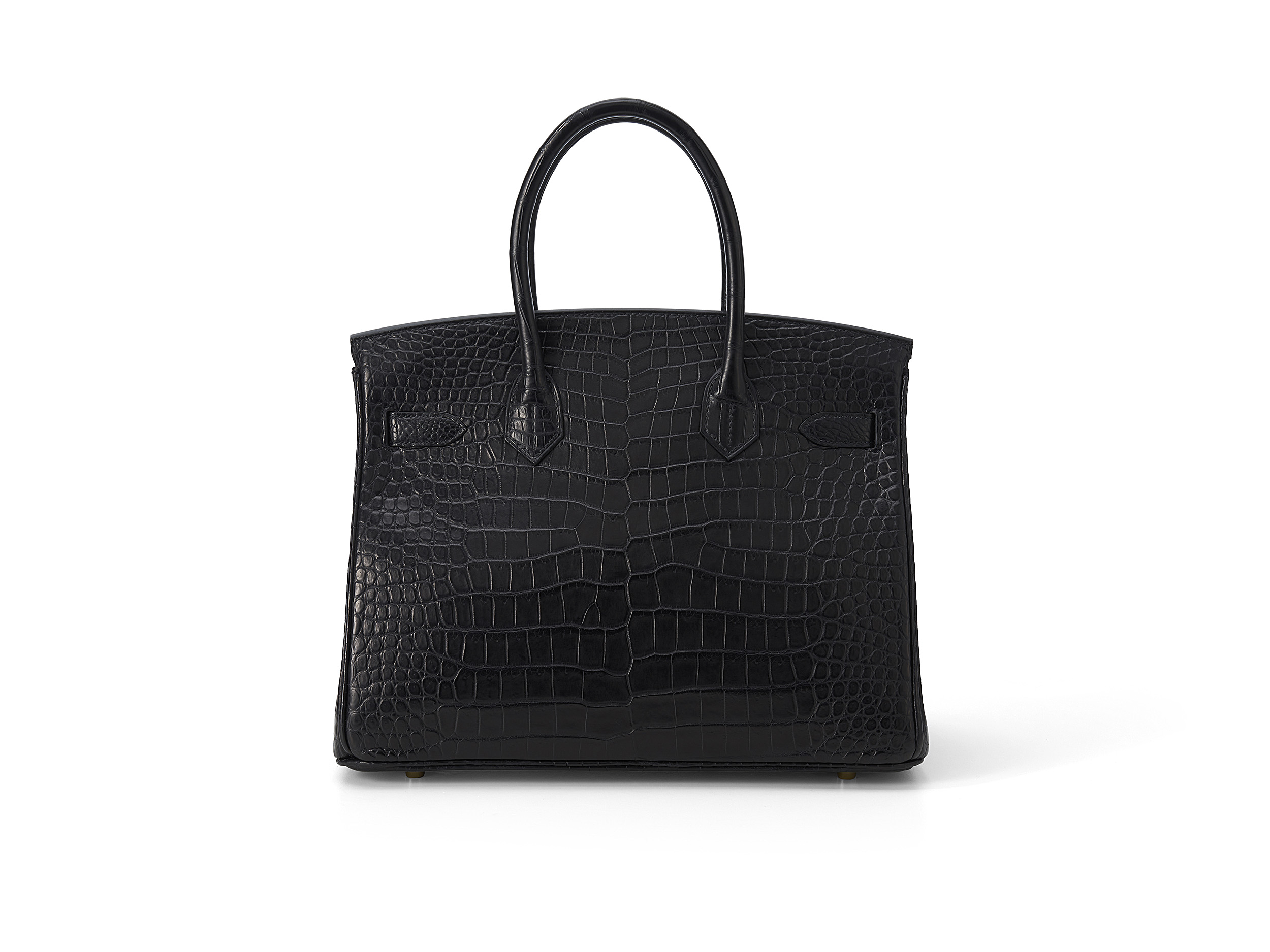 Birkin 30 Noir Crocodile Porosus