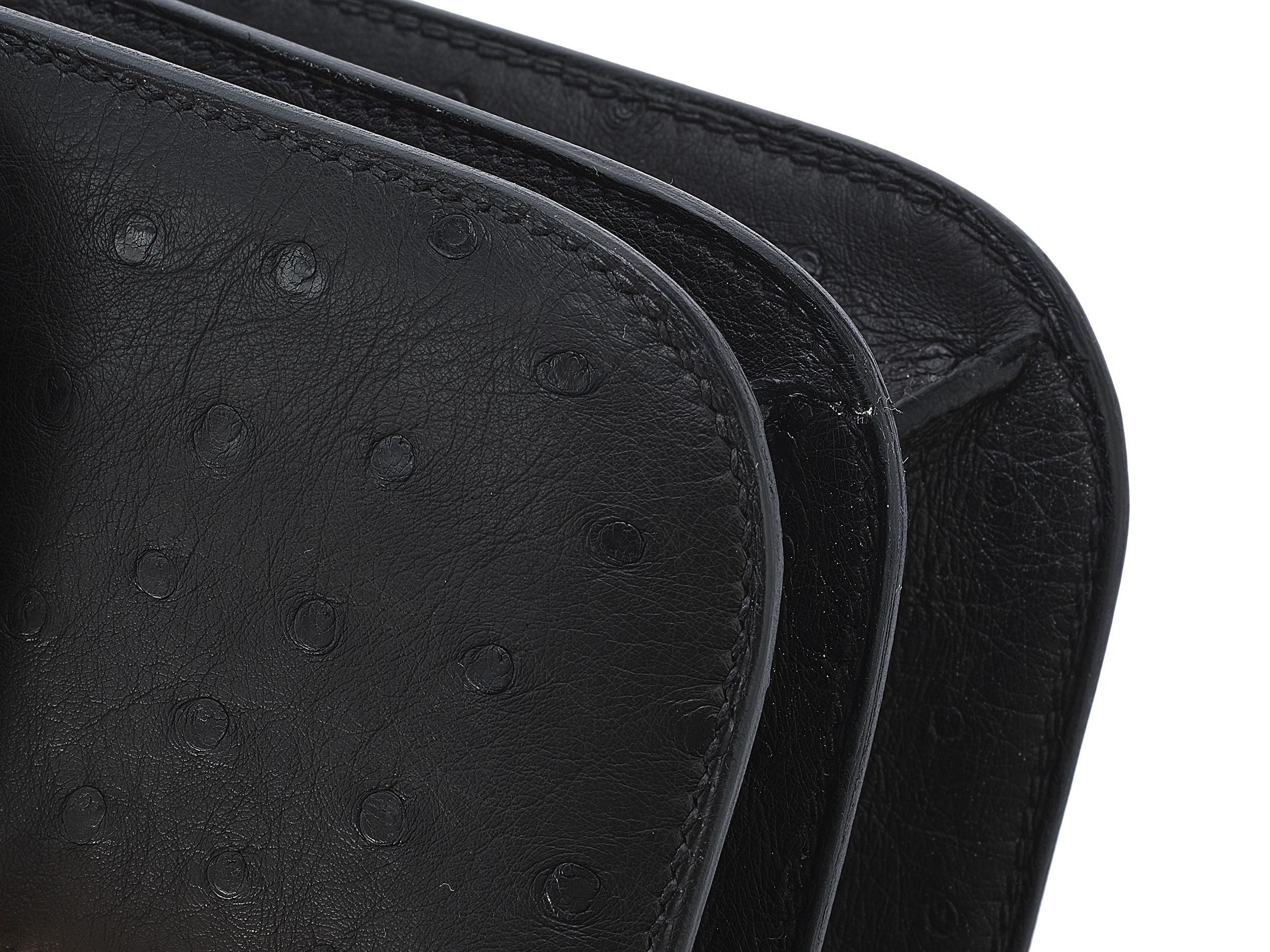 Constance 24 Noir Ostrich Constance 24 Noir Ostrich