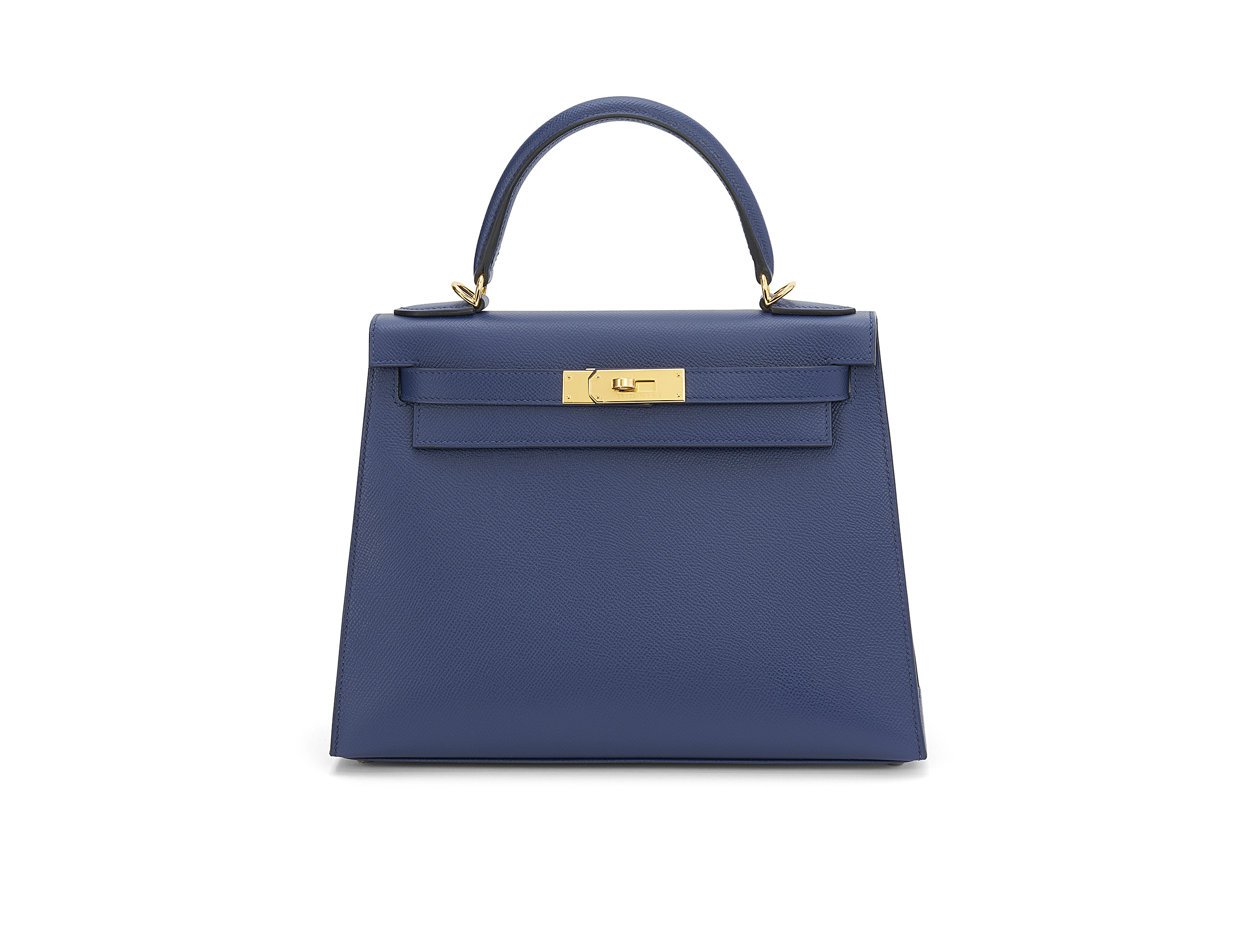 Kelly 28 Sellier Bleu Saphire Epsom 