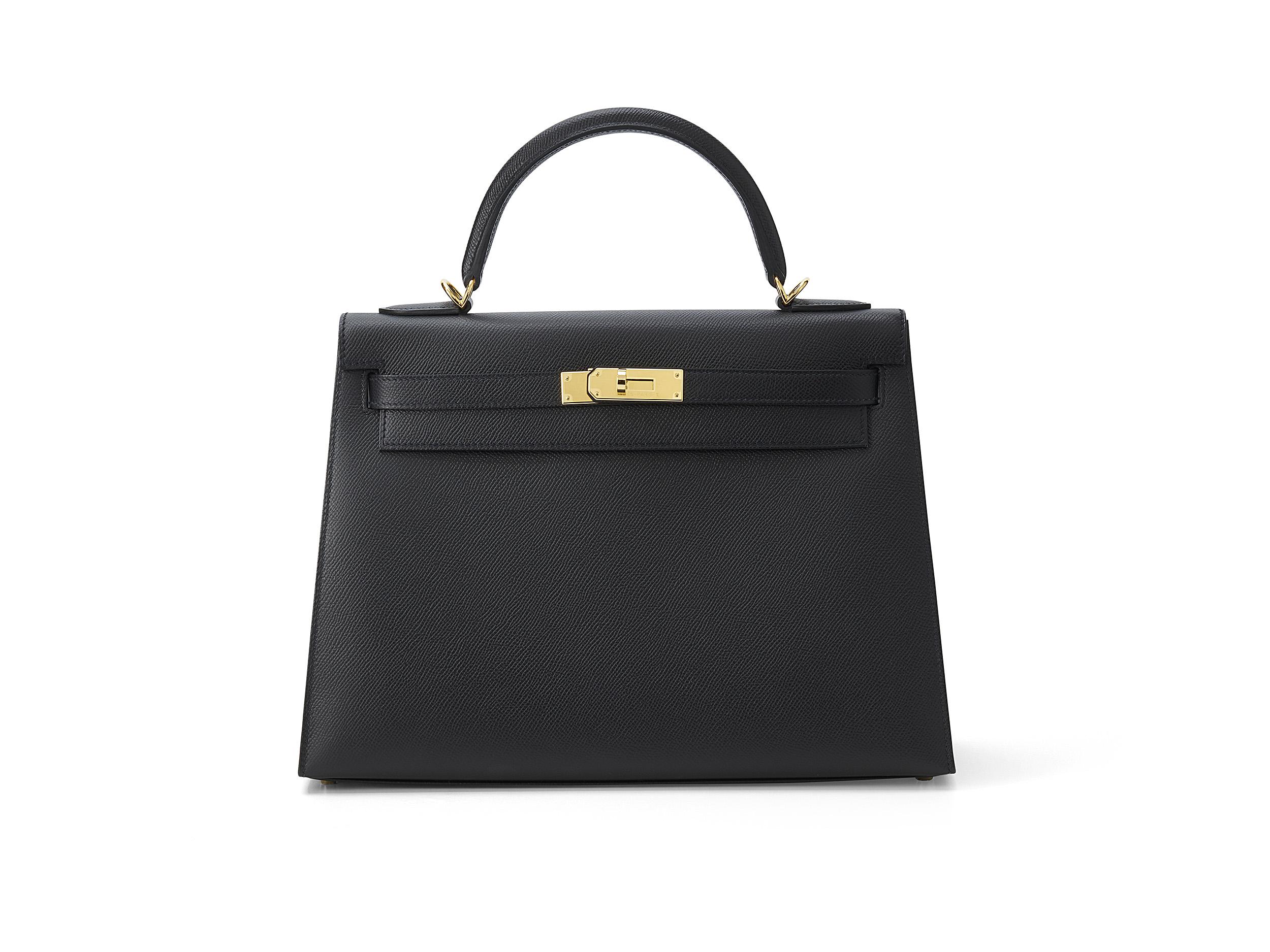 Kelly 32 Sellier Noir Epsom 