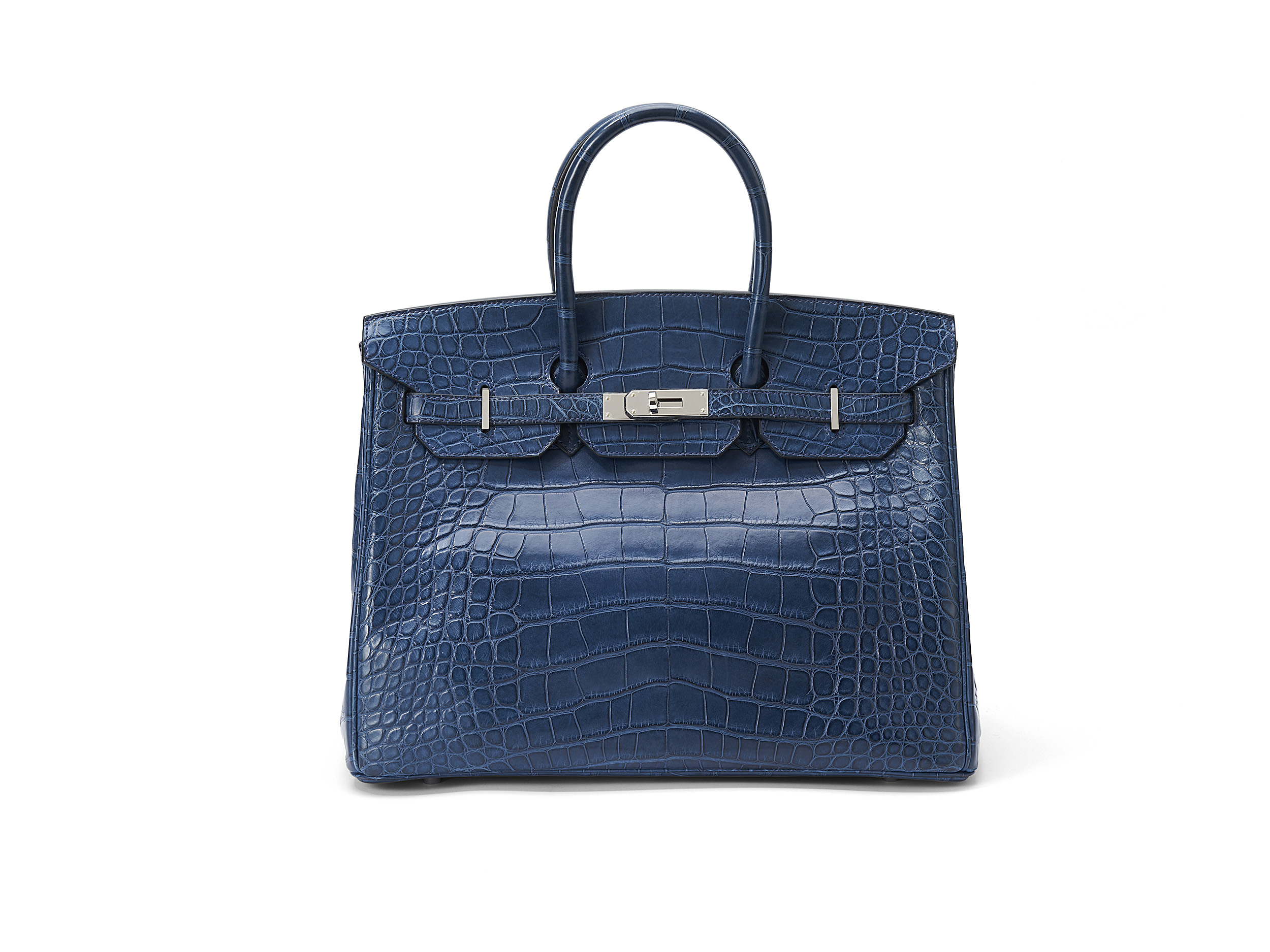 Birkin 35 Bleu De Malte Alligator Matte 