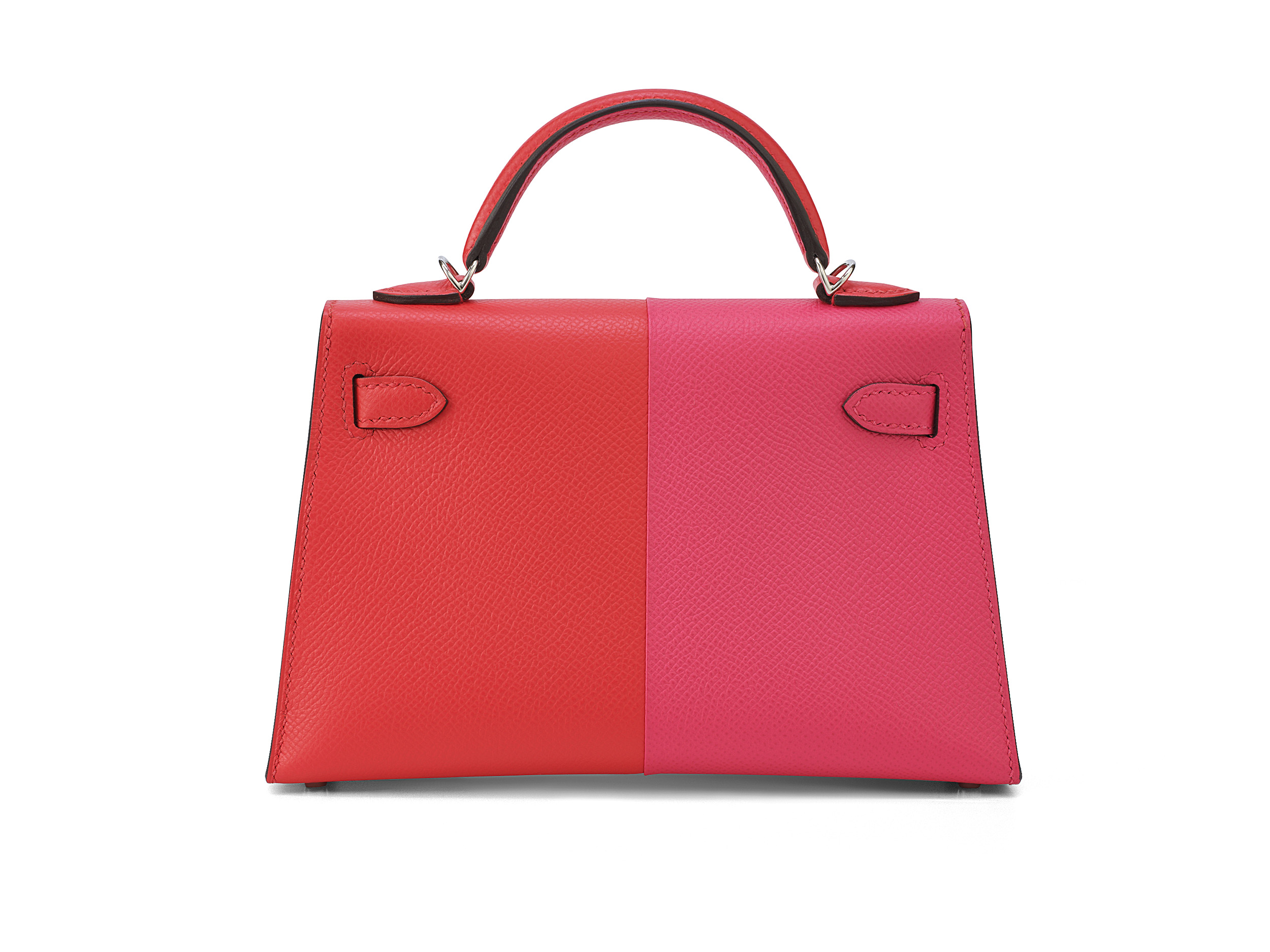 Kelly 20 Mini Sellier Tri-Color Rouge De Coeur Epsom 