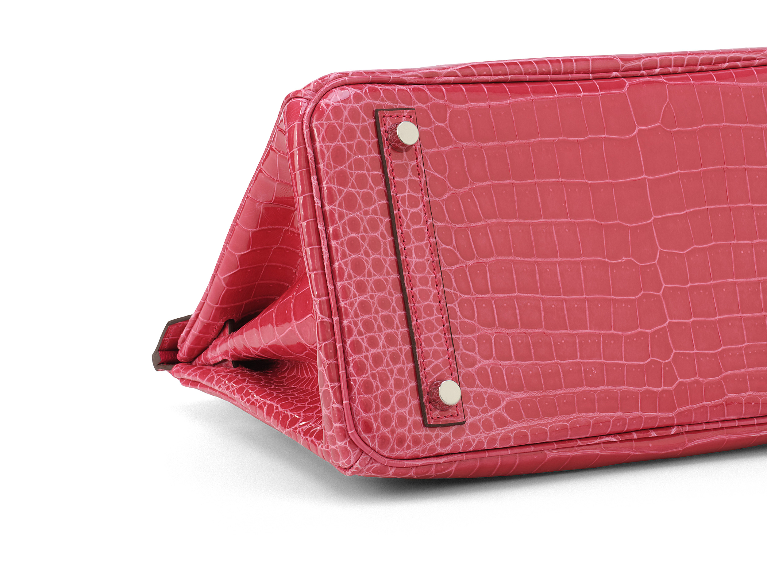 Birkin 30 Rose Extreme Crocodile Porosus Lisse 