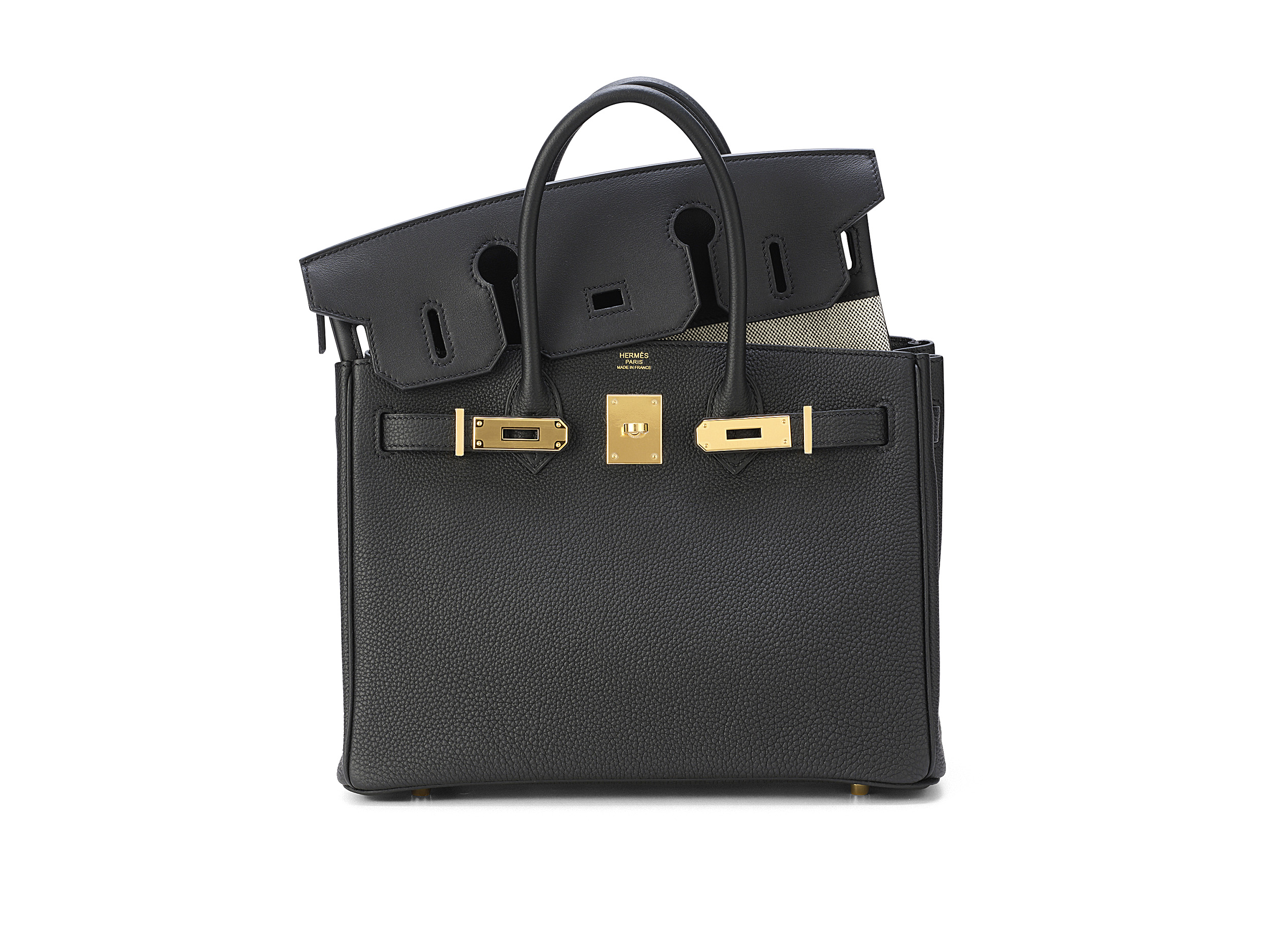 Birkin 3in1 Noir 30 Togo/Toile/Swift