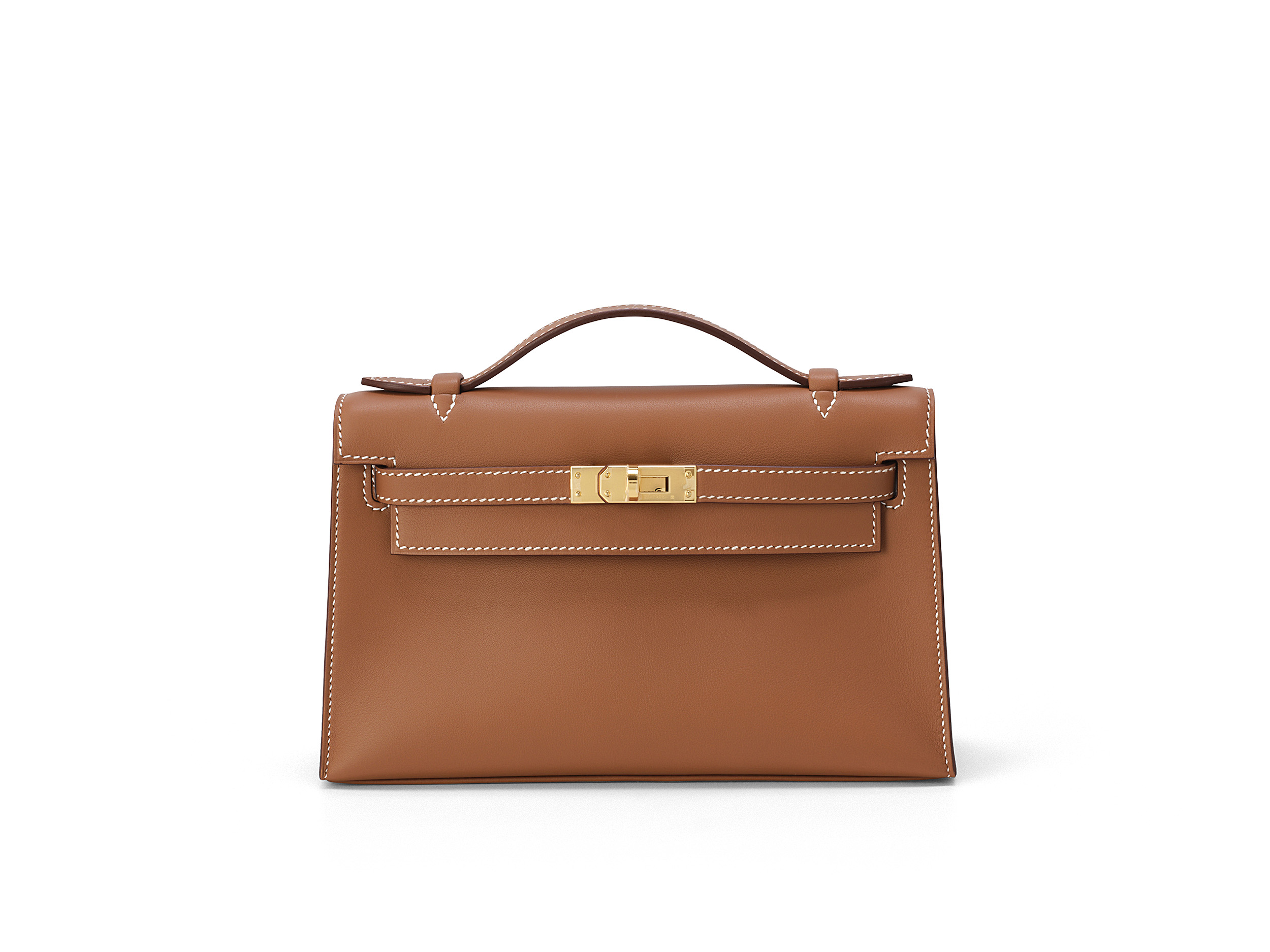 Kelly Pochette Gold Swift 