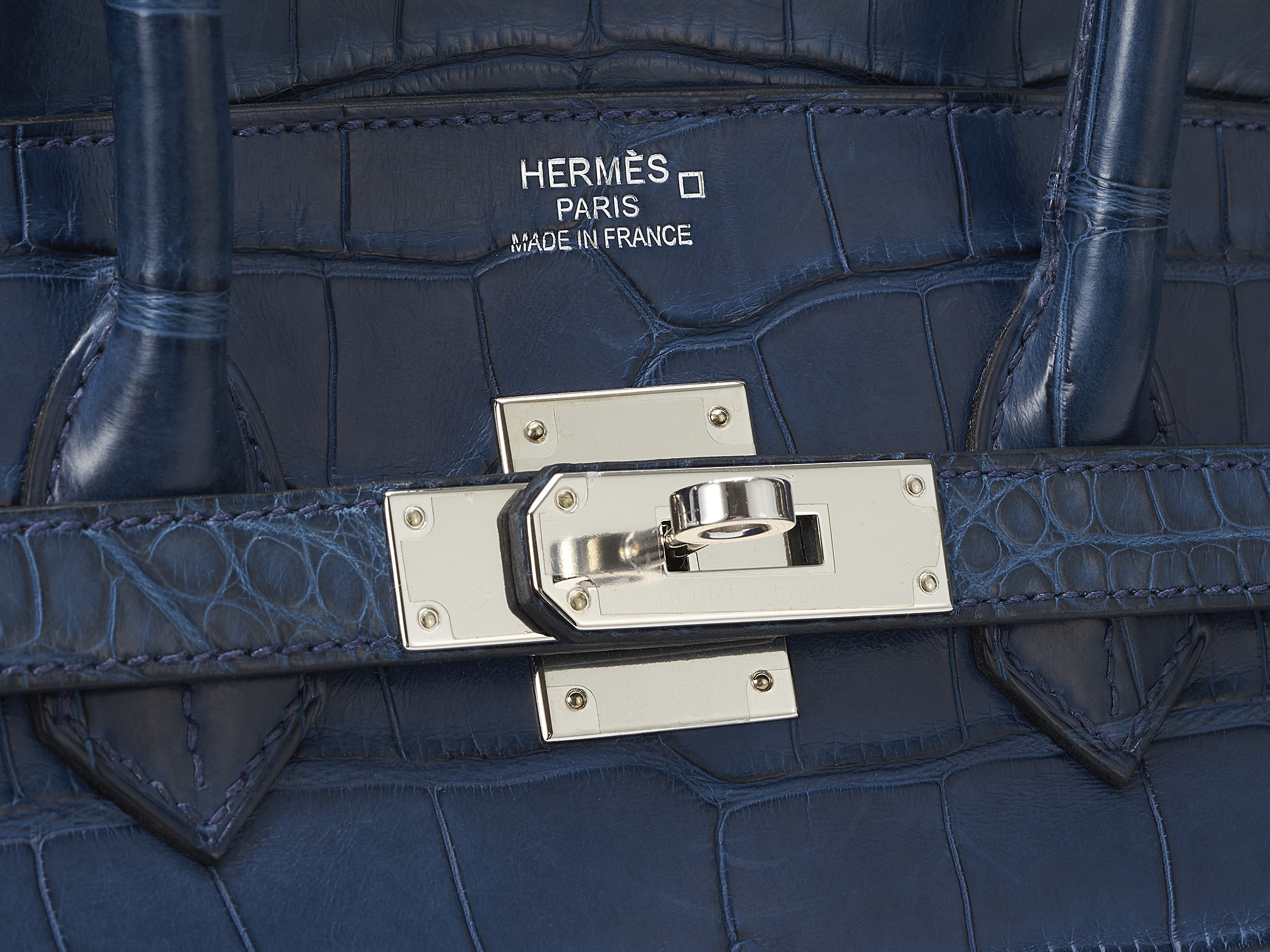 Birkin 35 Bleu De Malte Alligator Matte 