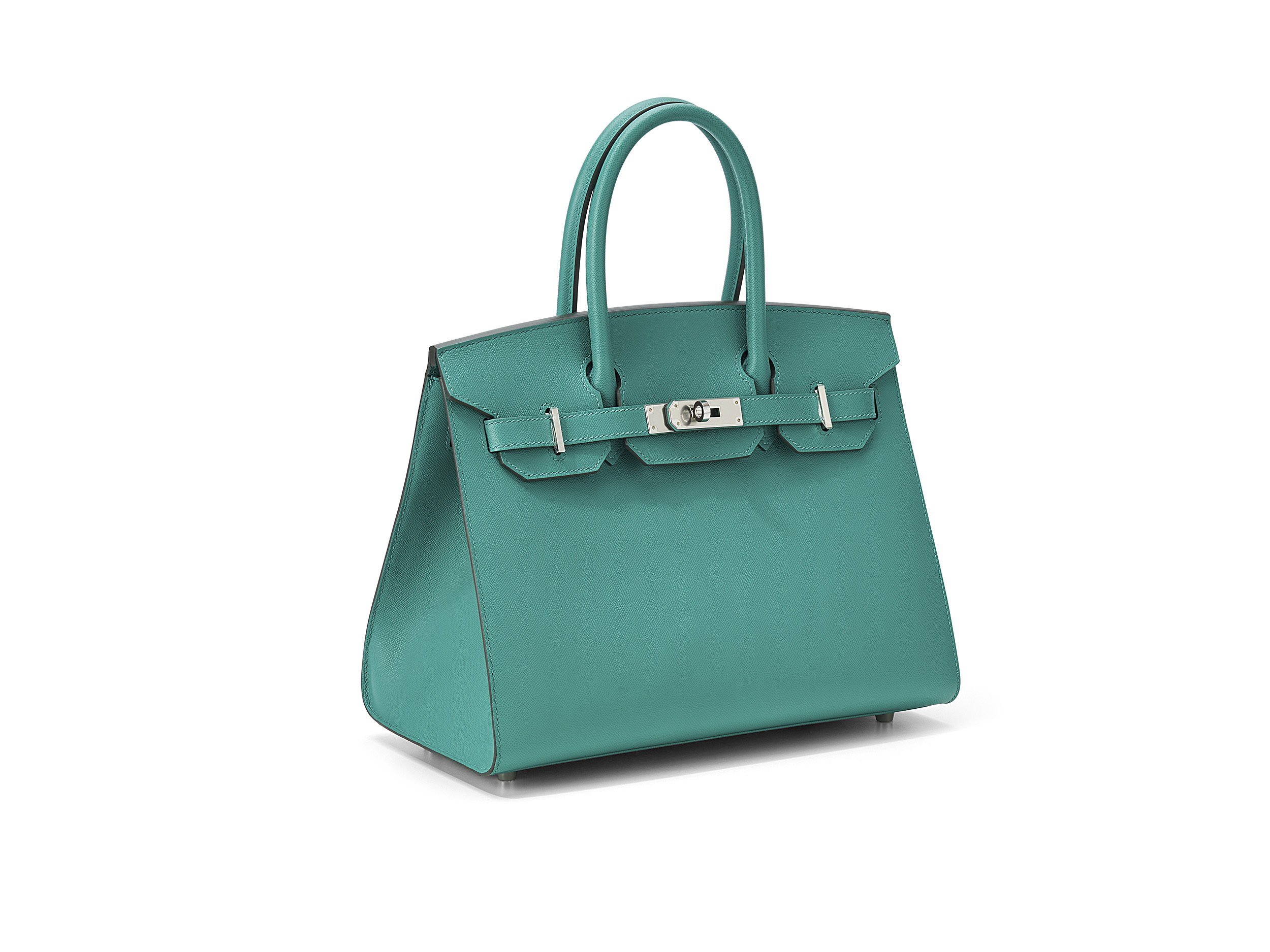 Birkin 30 Sellier Vert Verone Veau Madame 