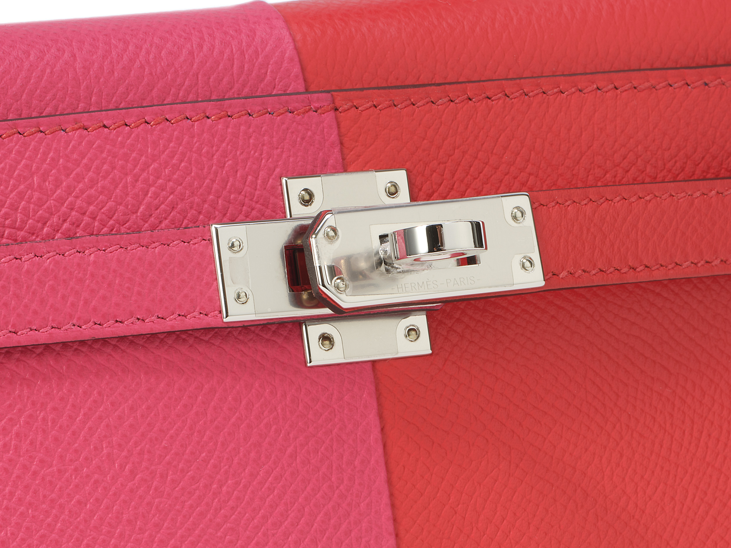 Kelly Mini Sellier Tri-Color Rouge De Coeur Epsom 