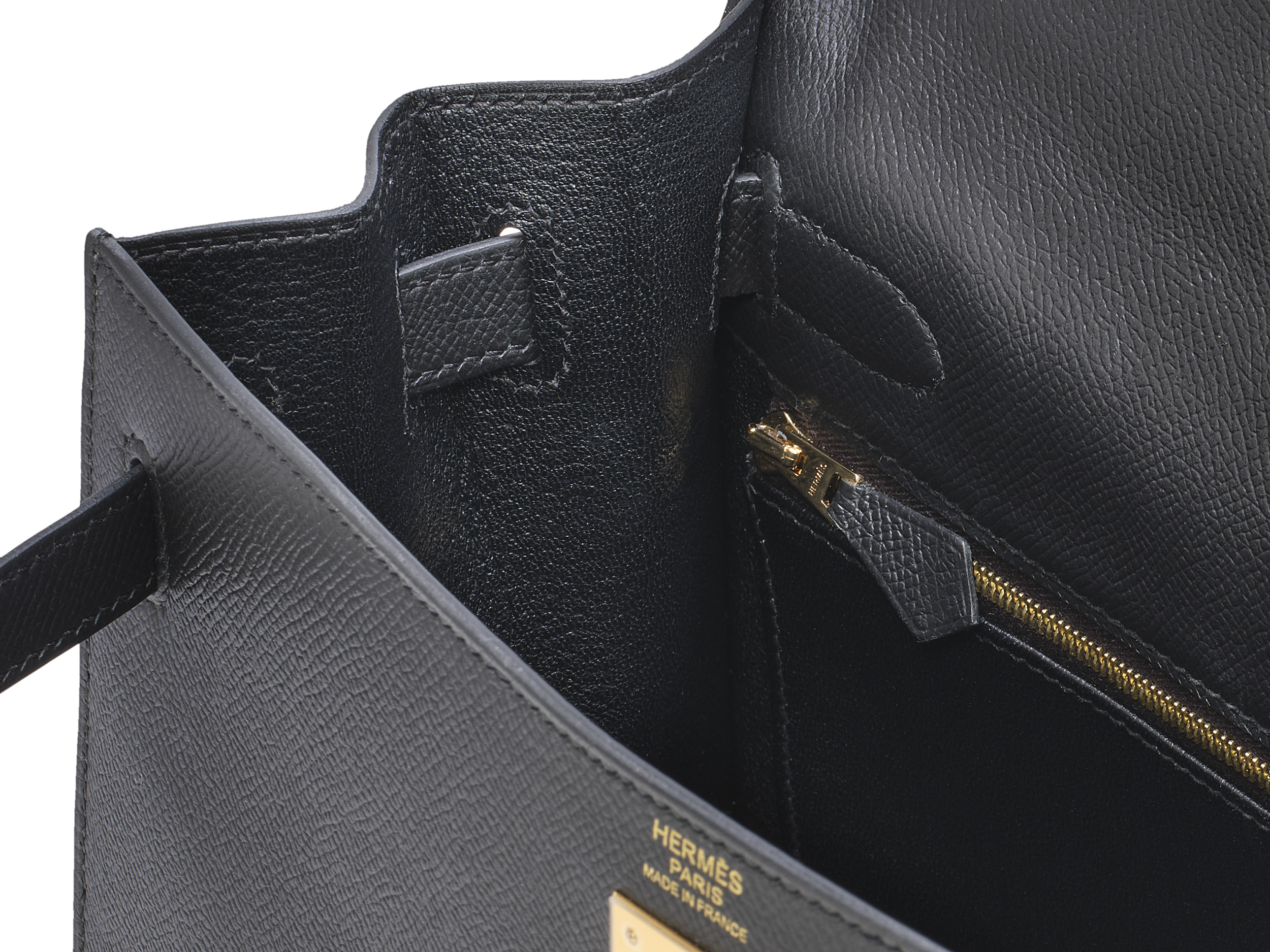 Kelly 32 Sellier Noir Epsom Kelly 32 Sellier Noir Epsom