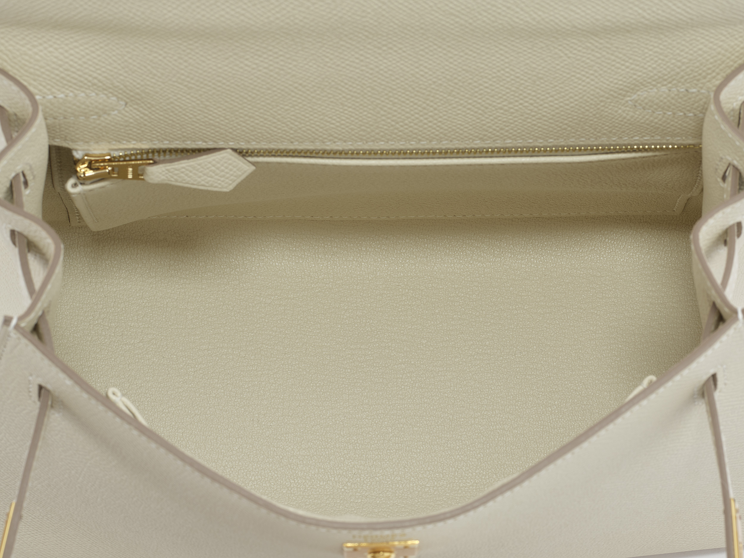 Kelly 25 Sellier Craie Epsom Kelly 25 Sellier Craie Epsom