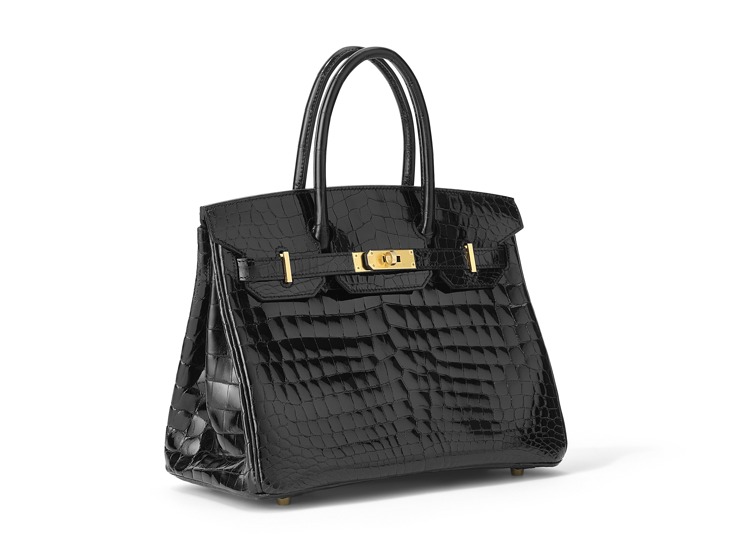 Birkin 30 Noir Crocodile Niloticus Lisse