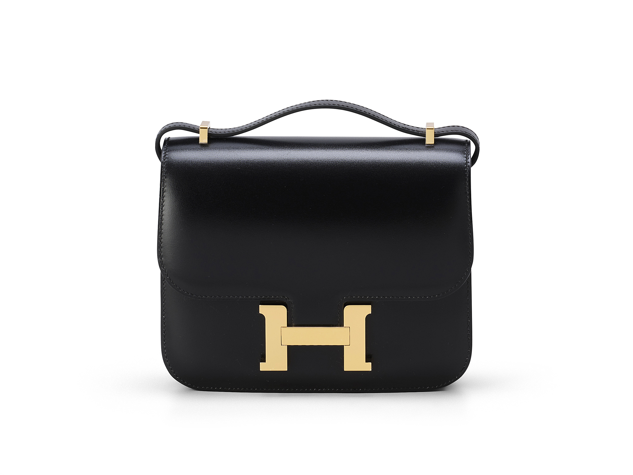 Constance 18 Mini Noir Boxcalf