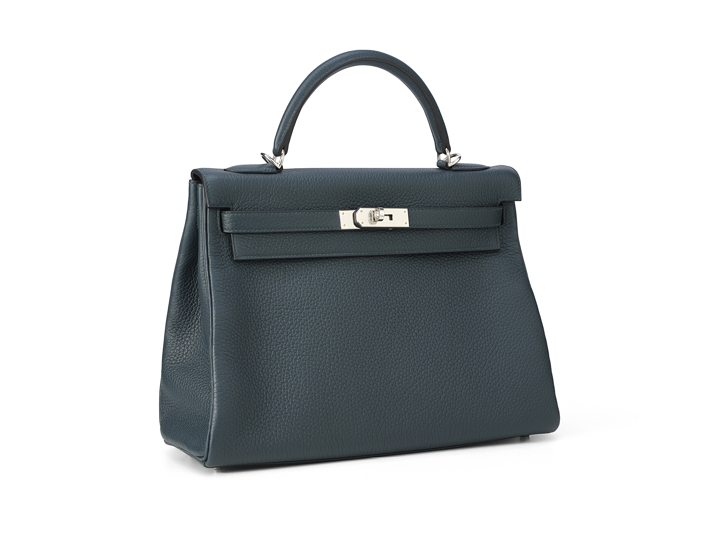 Kelly 32 Vert Cypress Taurillon Clemence