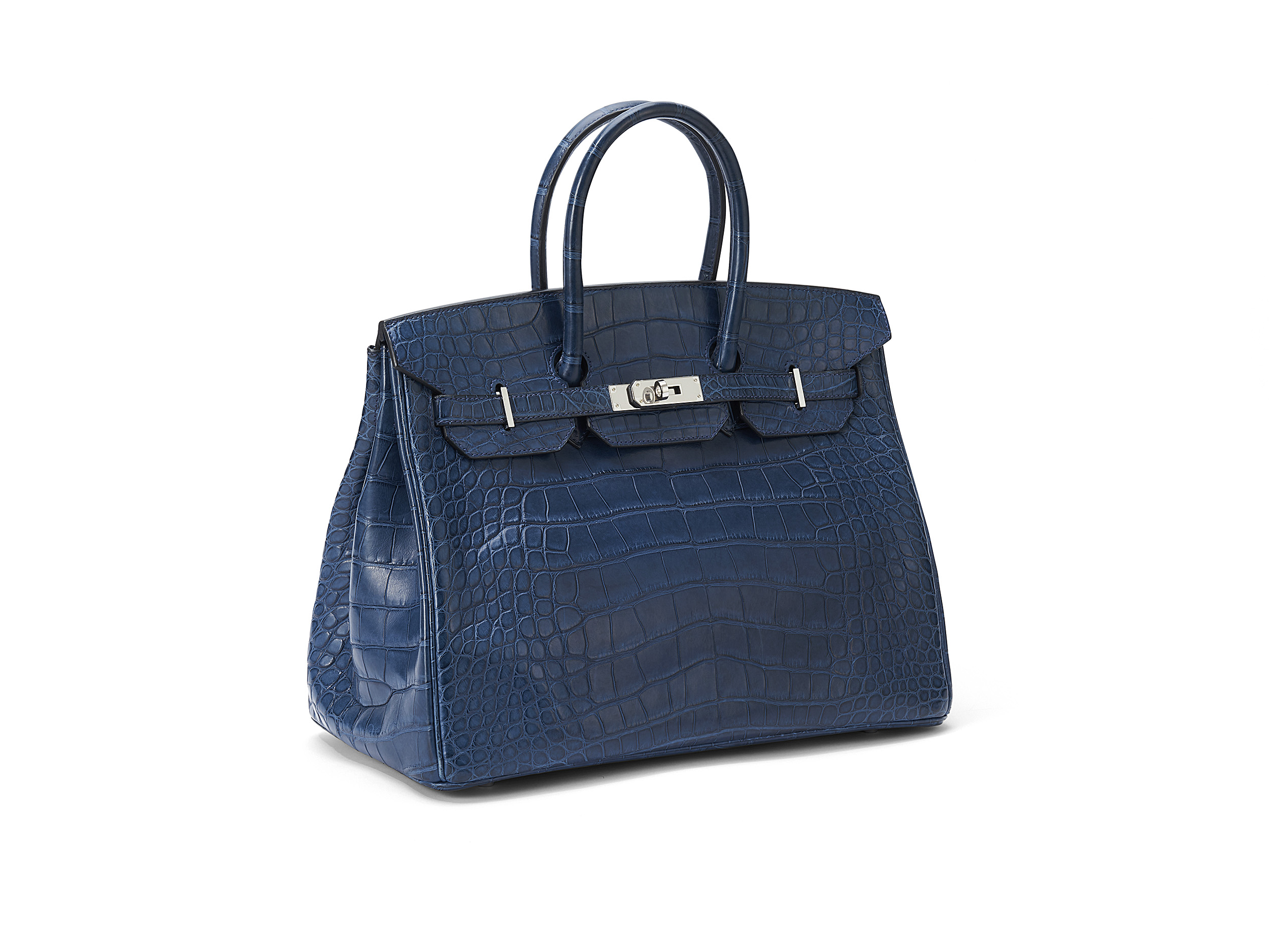 Birkin 35 Bleu De Malte Alligator Matte 