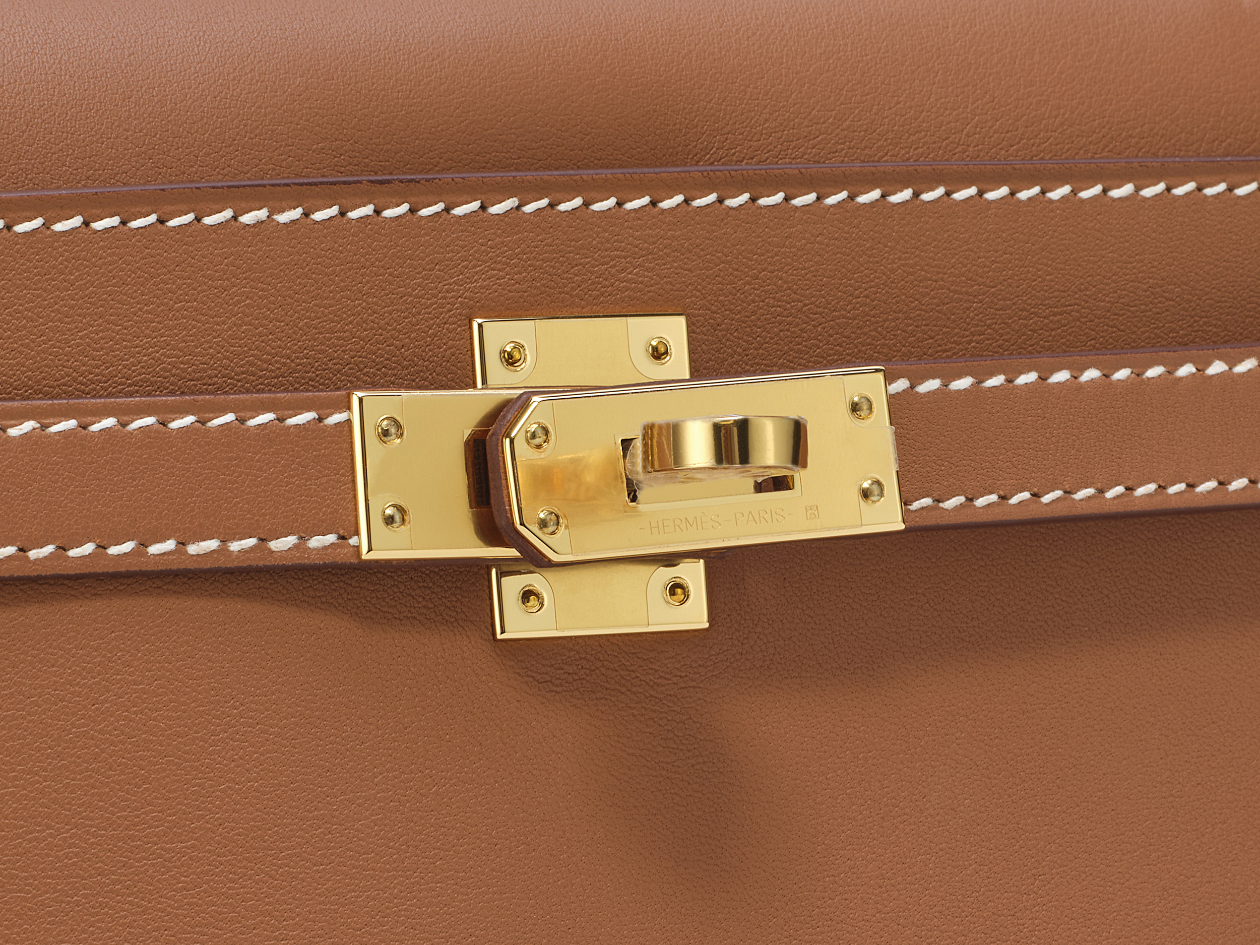 Kelly Pochette Gold Swift 