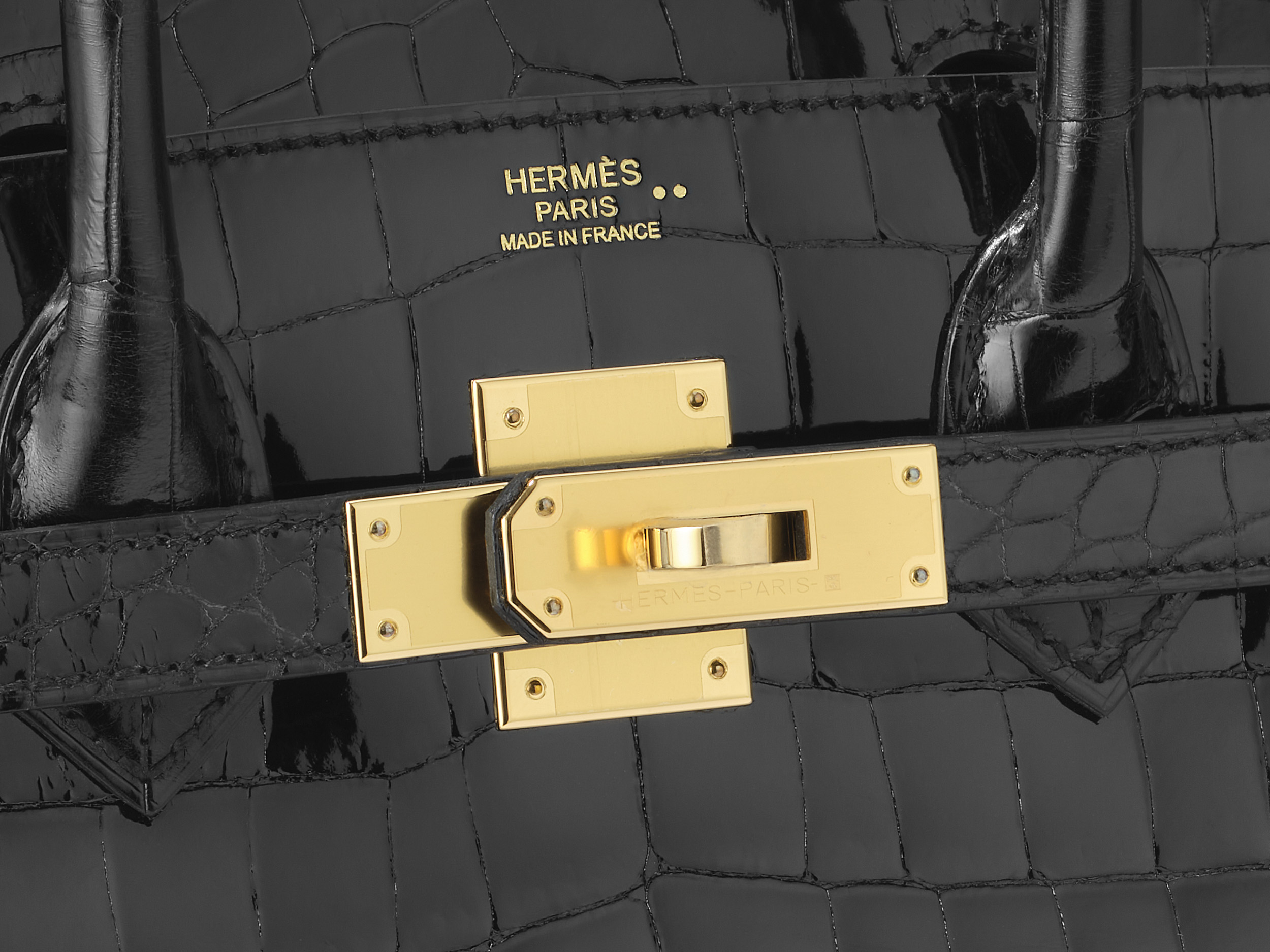 Birkin 30 Noir Crocodile Niloticus Lisse