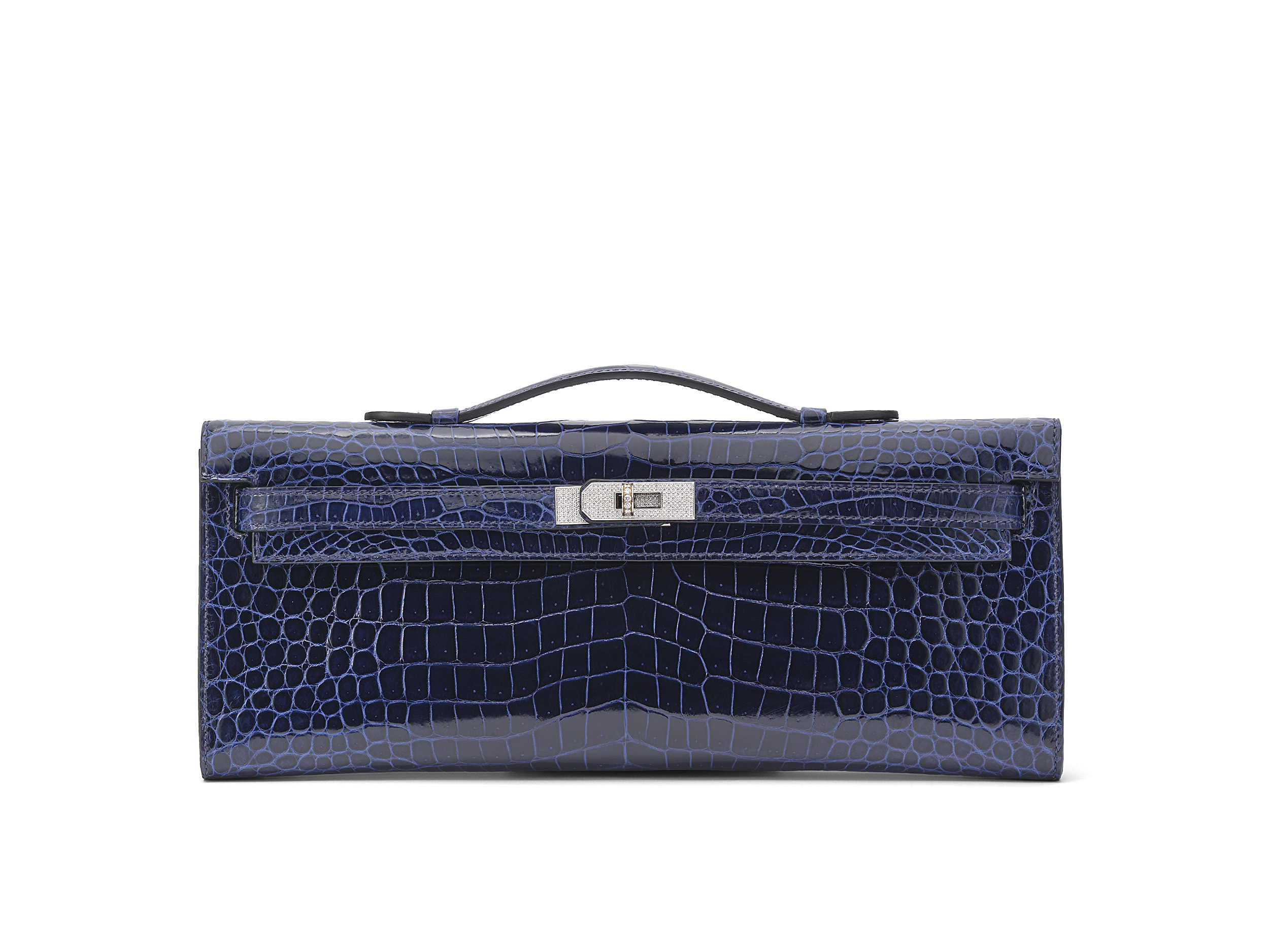 Kelly Cut Bleu Saphir Crocodile Porosus Lisse Diamonds