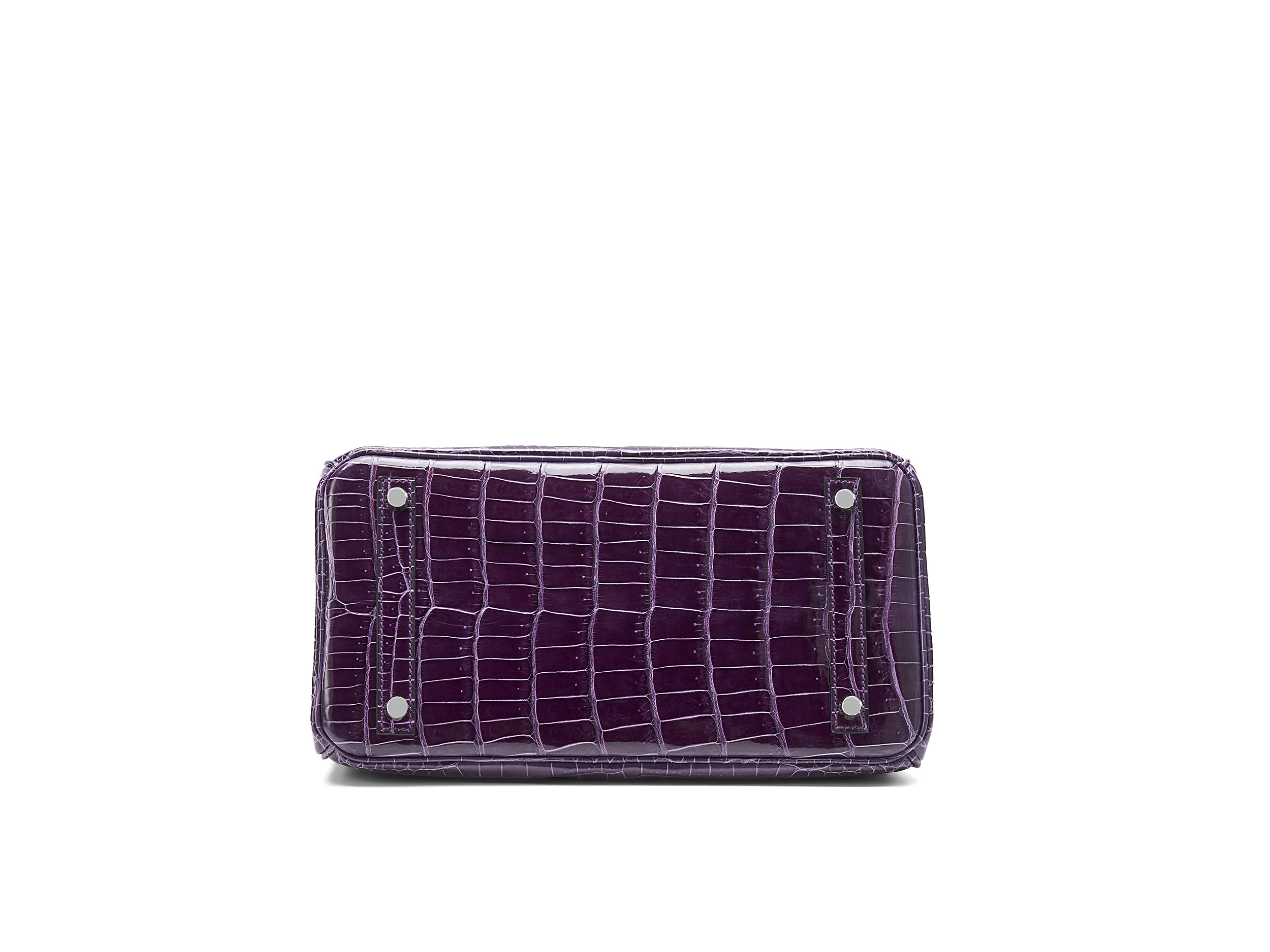 Birkin 30 Cassis Crocodile Porosus Lisse