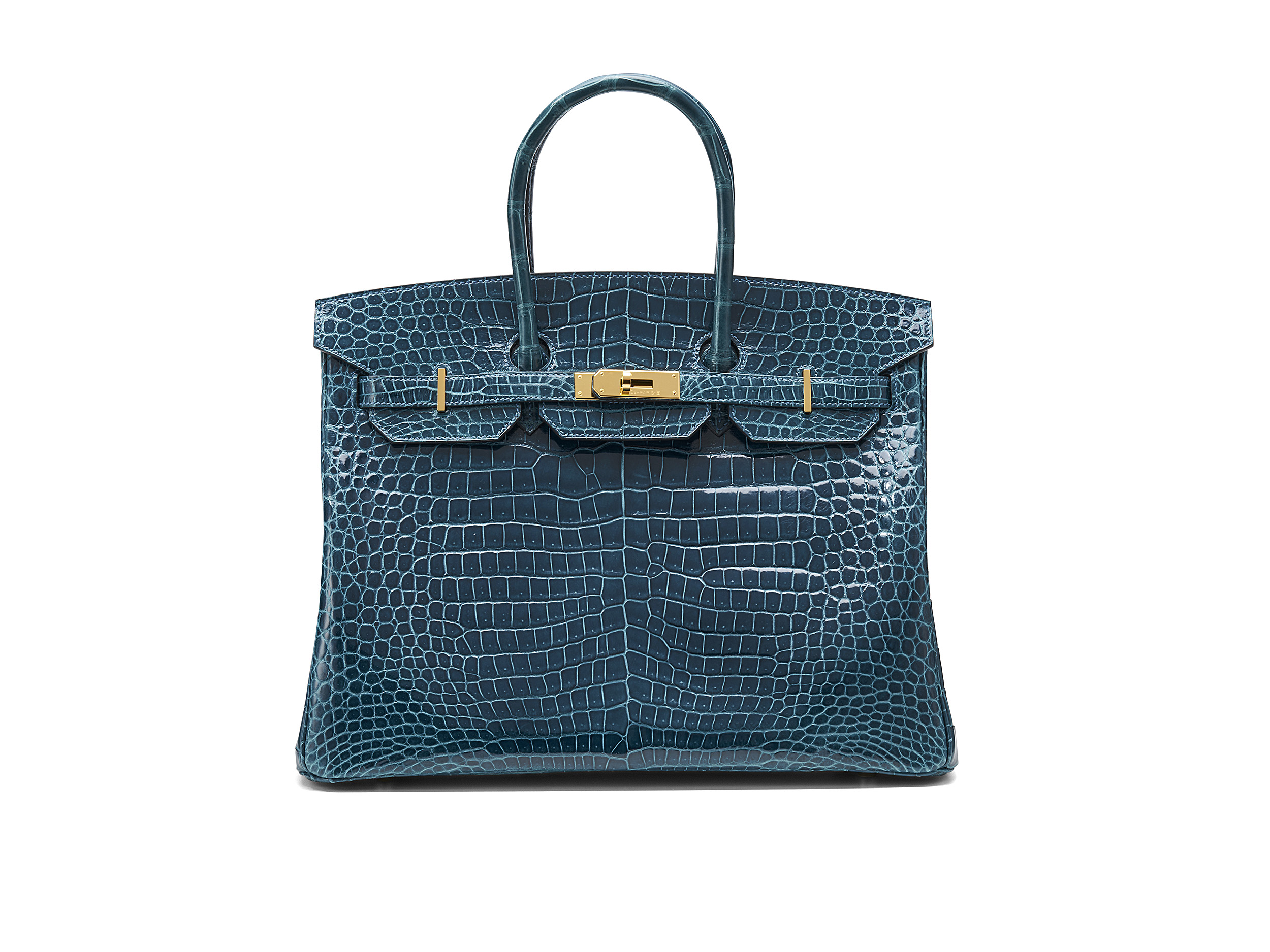 Birkin 35 Colvert Crocodile Porosus Lisse