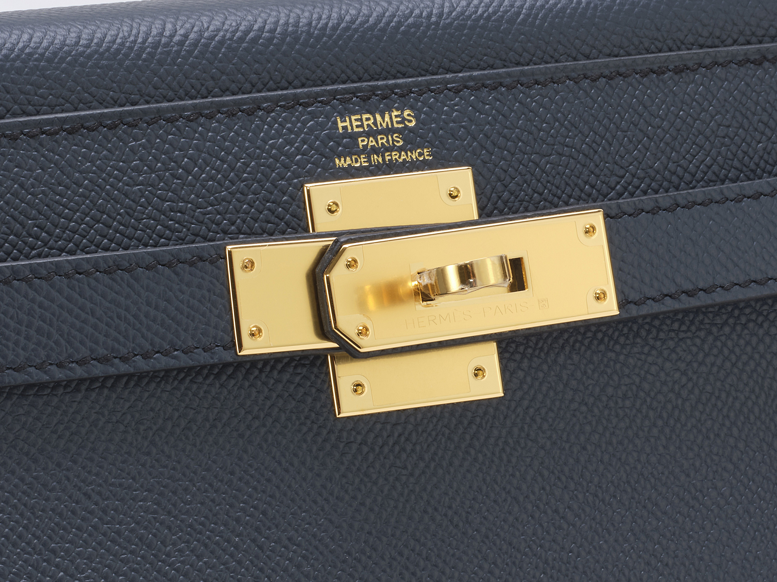 Kelly 28 Sellier Bleu Indigo Epsom Kelly 28 Sellier Bleu Indigo Epsom