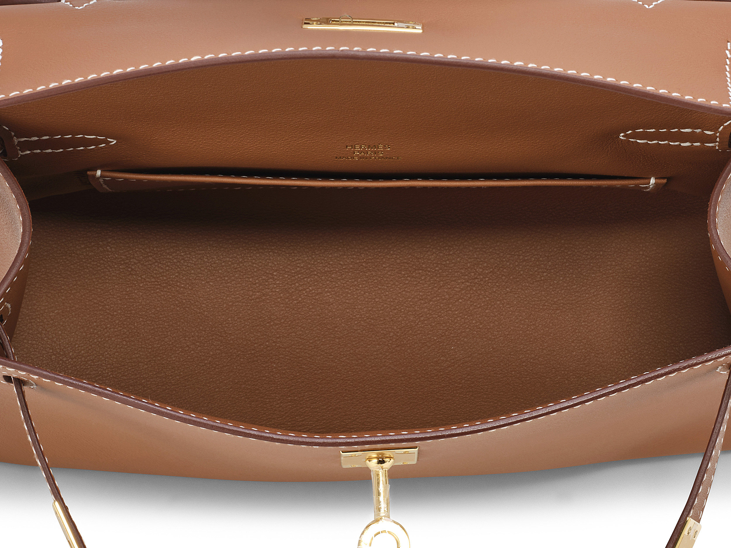 Kelly Pochette Gold Swift 