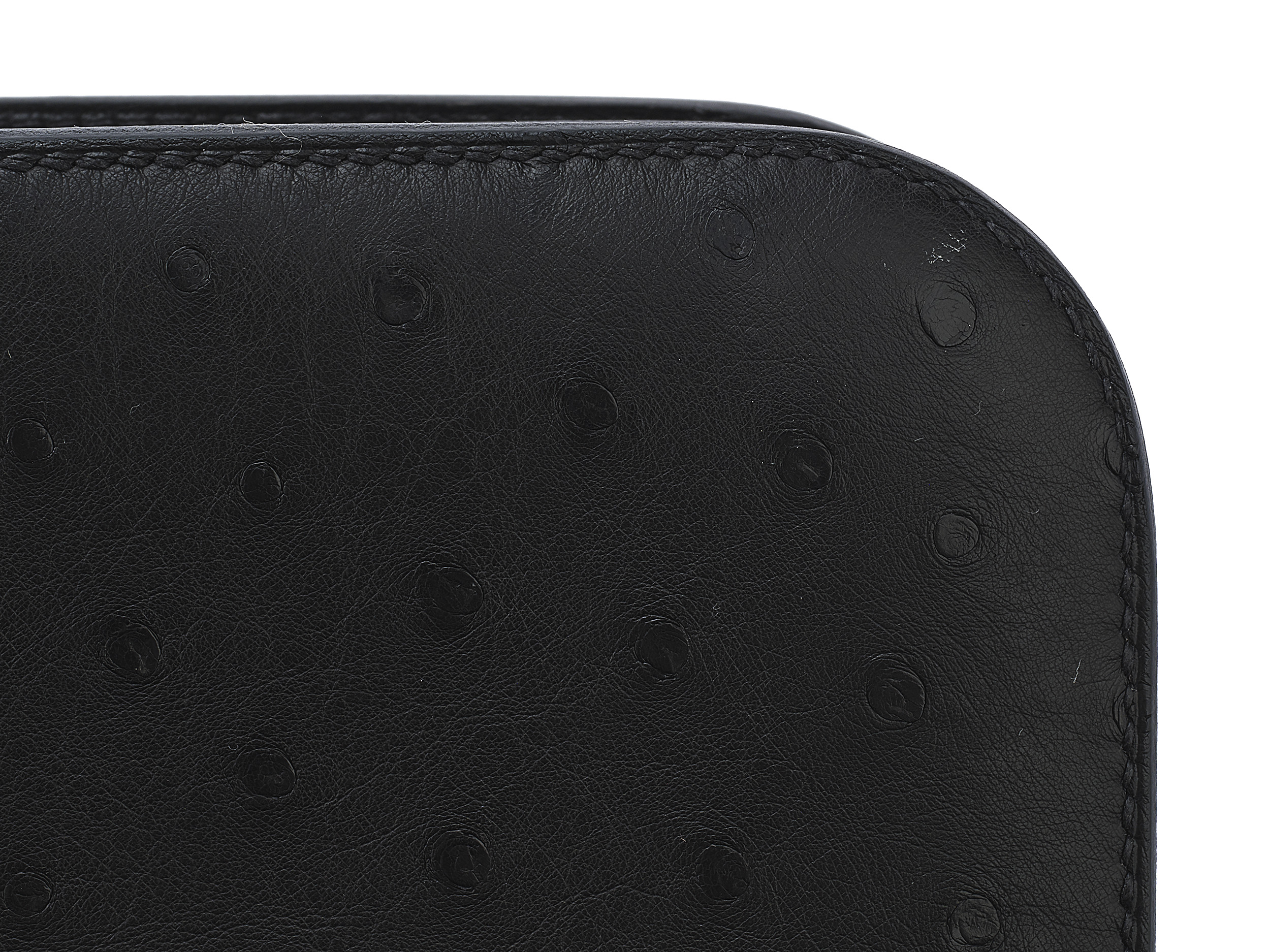 Constance 24 Noir Ostrich Constance 24 Noir Ostrich