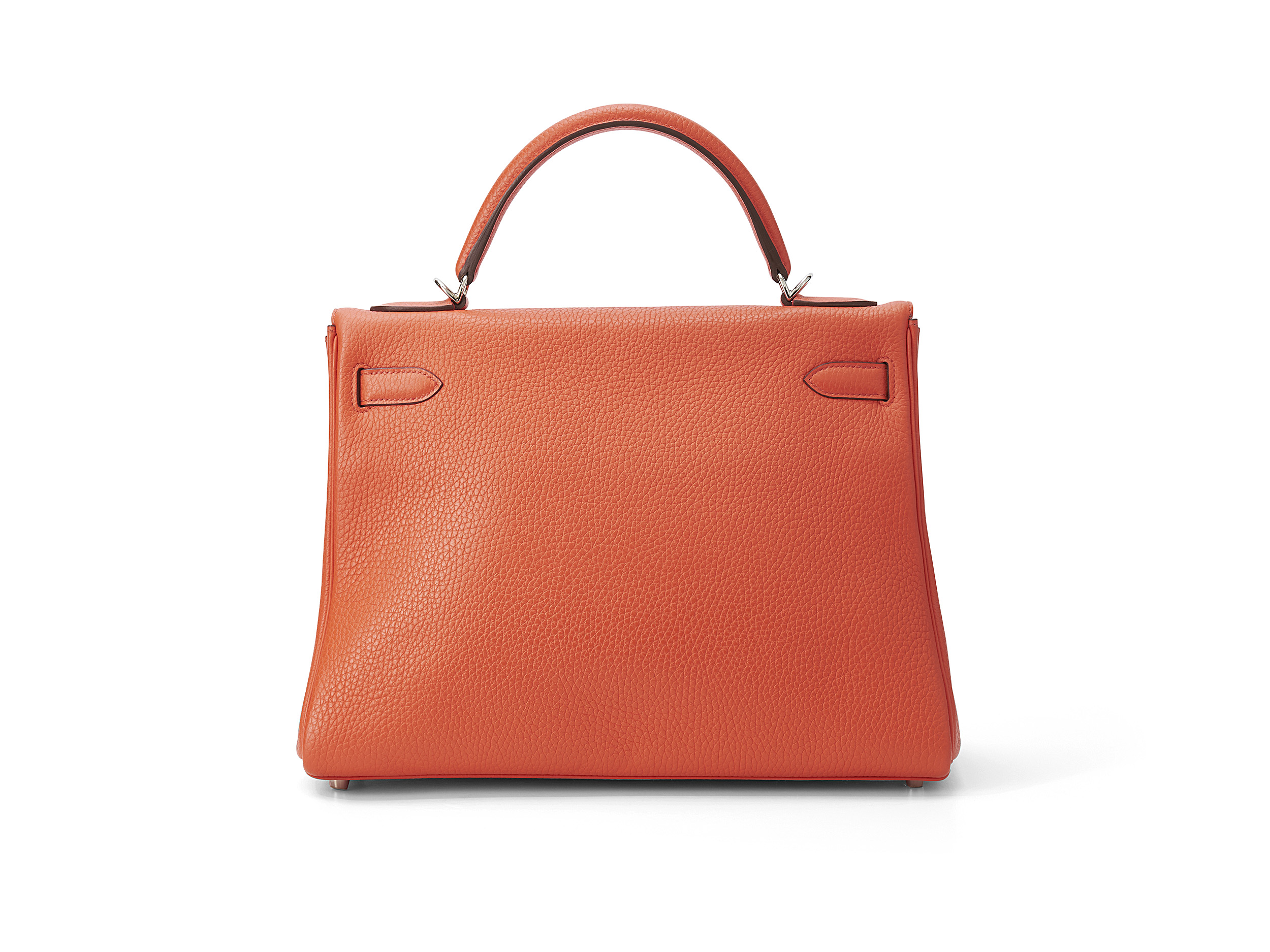 Kelly 32 Orange Poppy Taurillon Clemence Kelly 32 Orange Poppy Taurillon Clemence