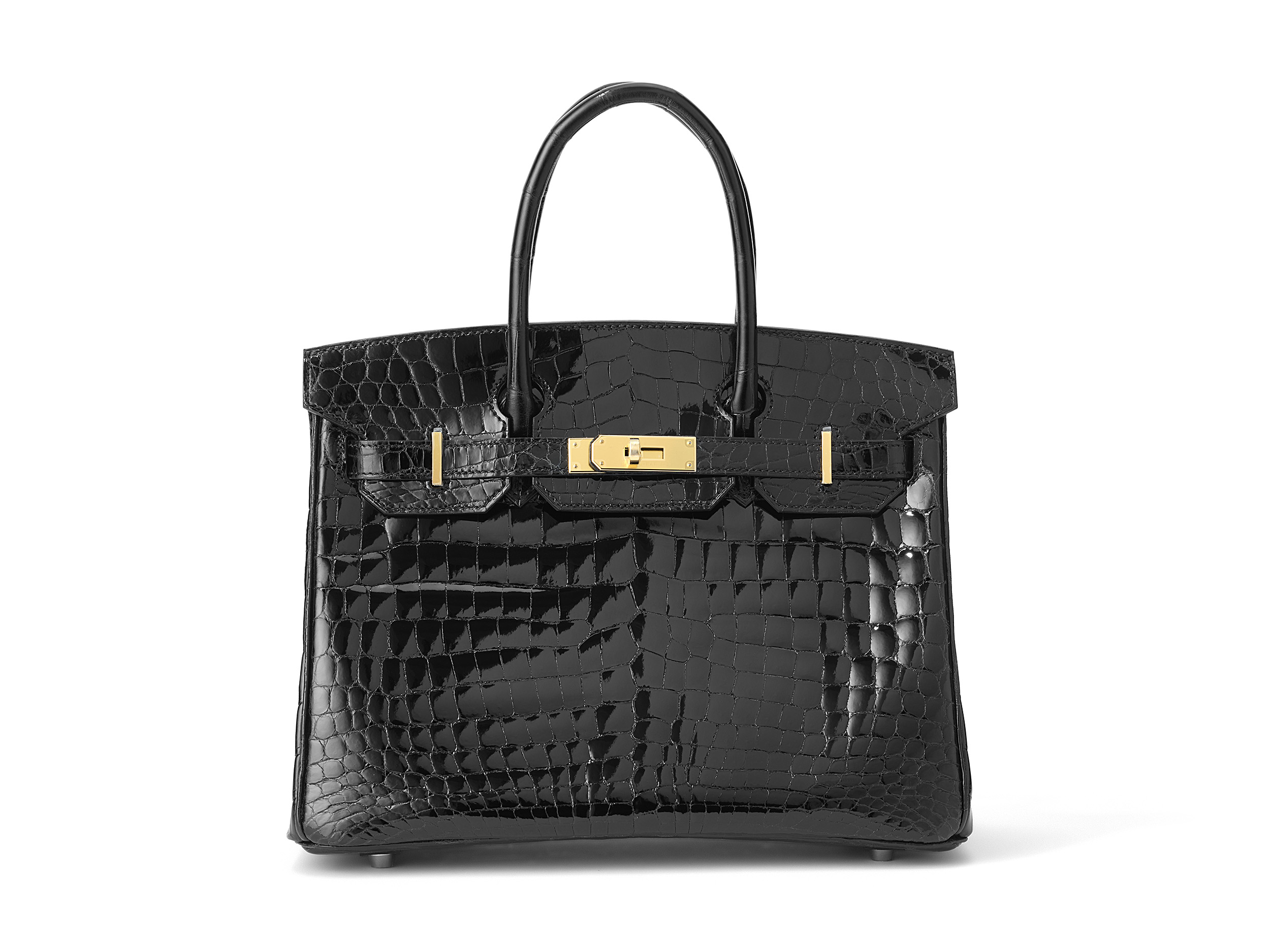 Birkin 30 Noir Crocodile Niloticus Lisse