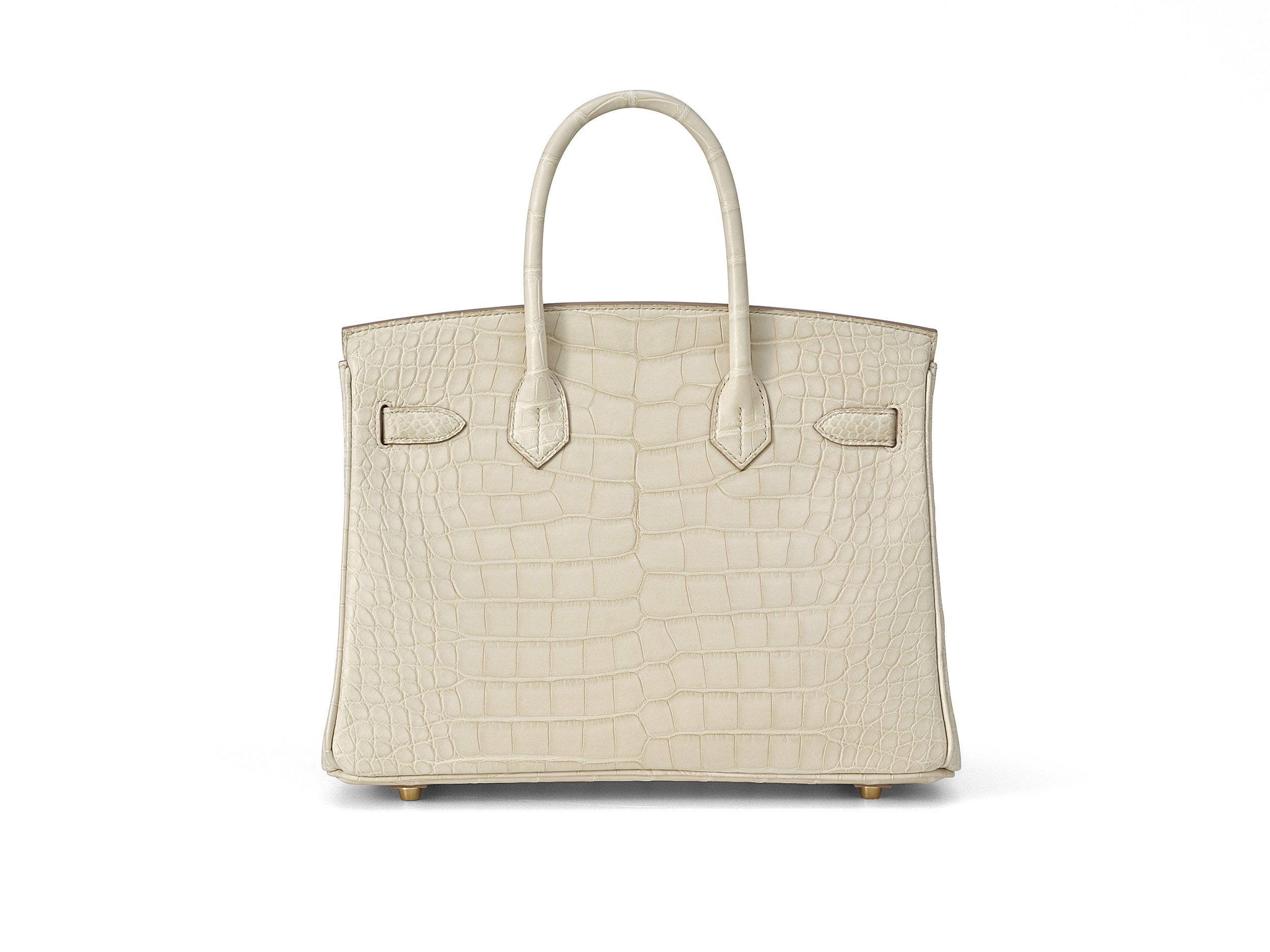 Hermes Birkin 25 Beton Matte Alligator Gold Hardware New U stamp