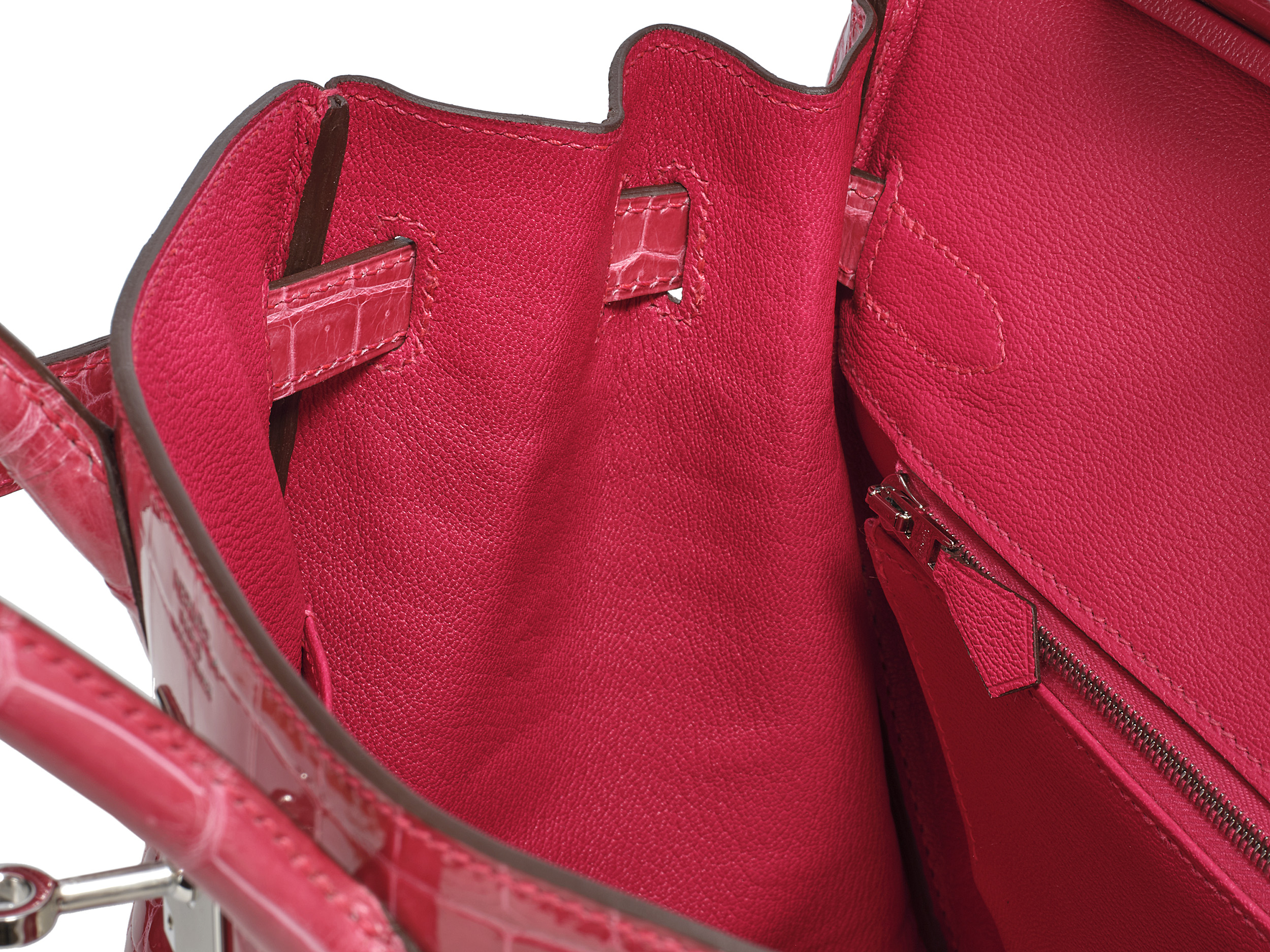 Birkin 30 Rose Extreme Crocodile Porosus Lisse 