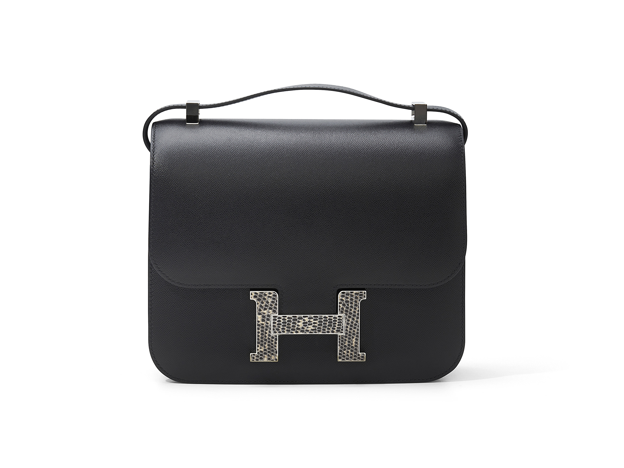 Constance 24 Noir Veau Madame Lizard
