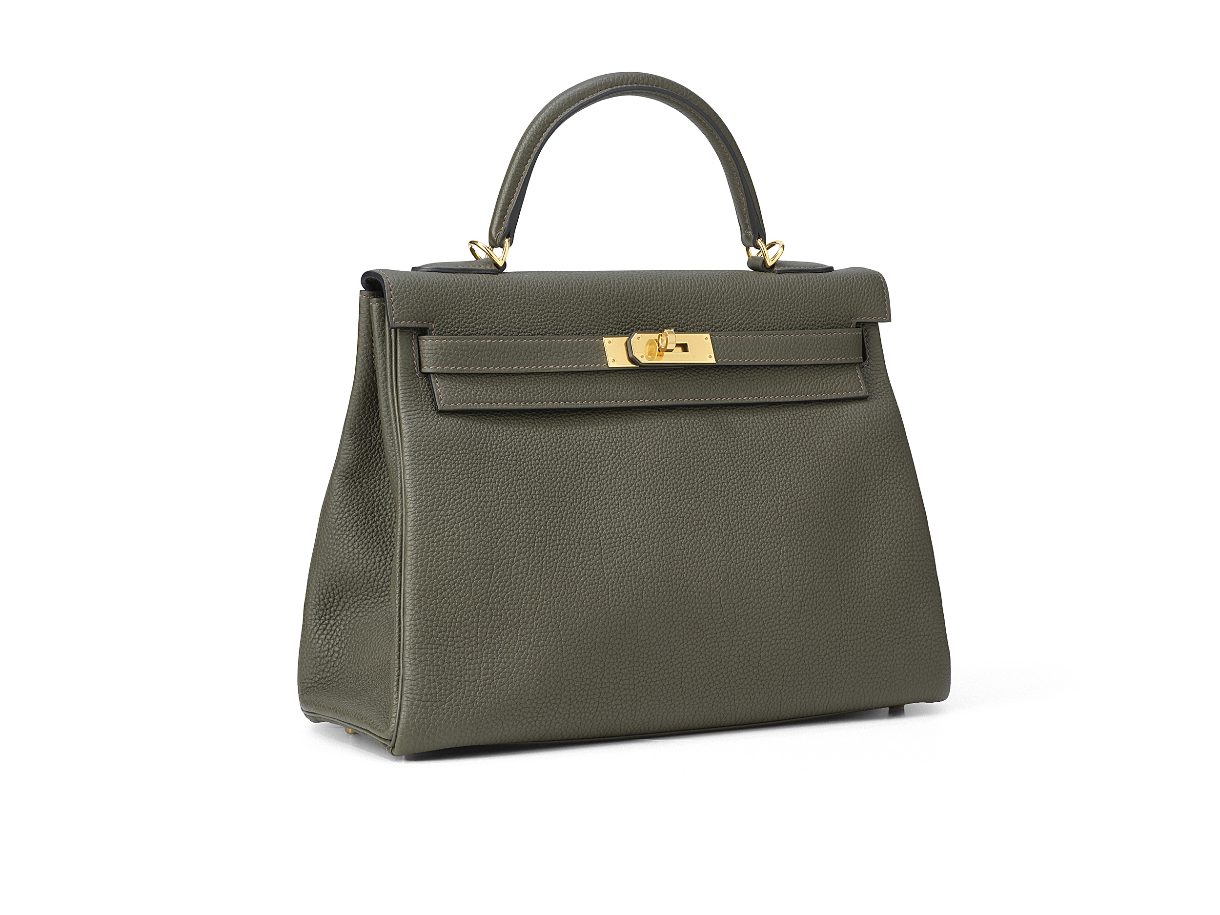 Hermes Birkin 25 Vert de Gris Togo Gold Hardware