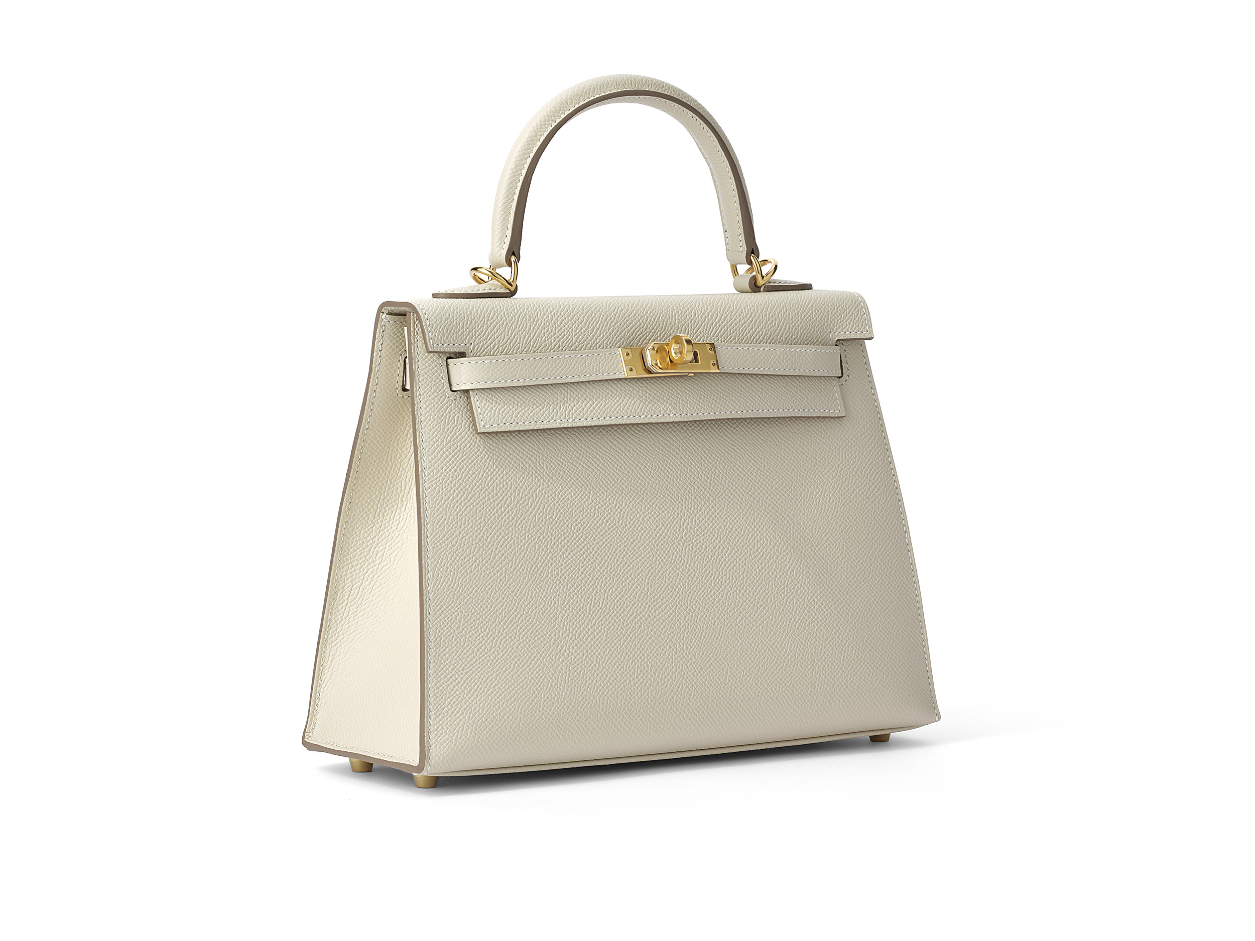 Kelly 25 Sellier Craie Epsom Kelly 25 Sellier Craie Epsom