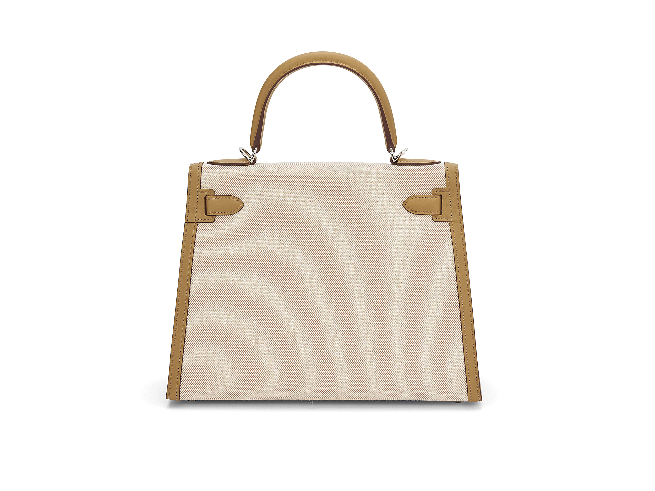 Kelly 28 Sellier Ecru/Beige Toile Swift Kelly 28 Sellier Ecru/Beige Toile Swift