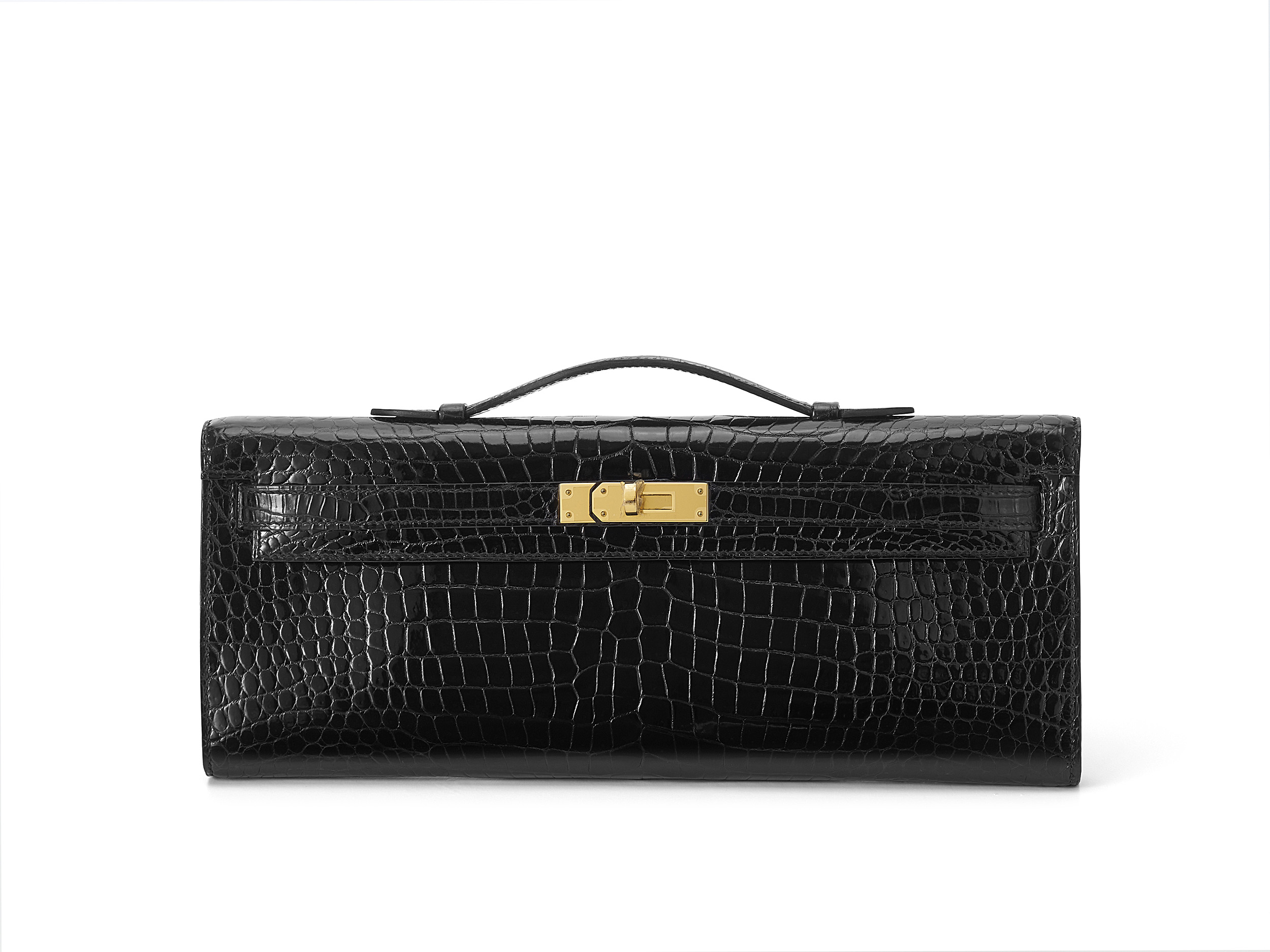 hermes kelly cut crocodile