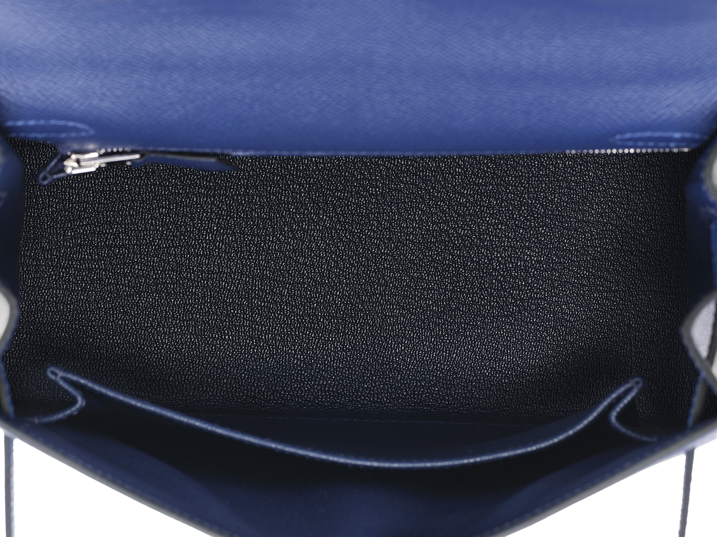 Kelly 25 Sellier Tri-Color Bleu Saphire Epsom Kelly 25 Sellier Tri-Color Bleu Saphire Epsom