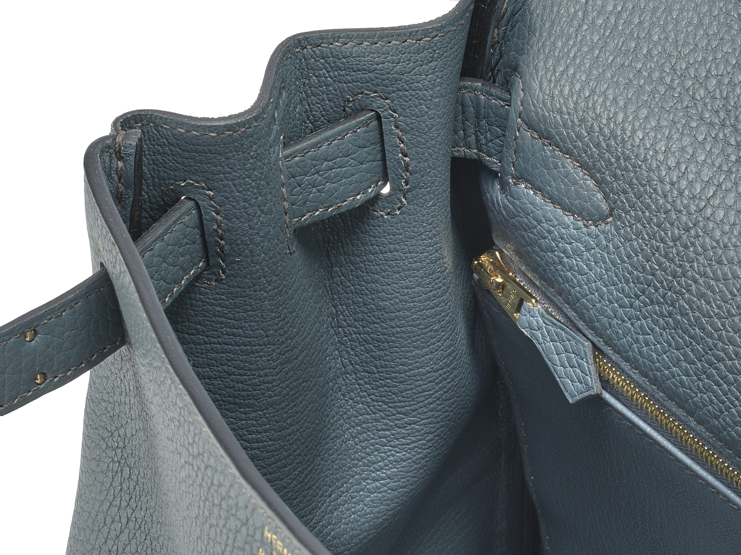 Kelly 28 Bleu Orage Togo Kelly 28 Bleu Orage Togo