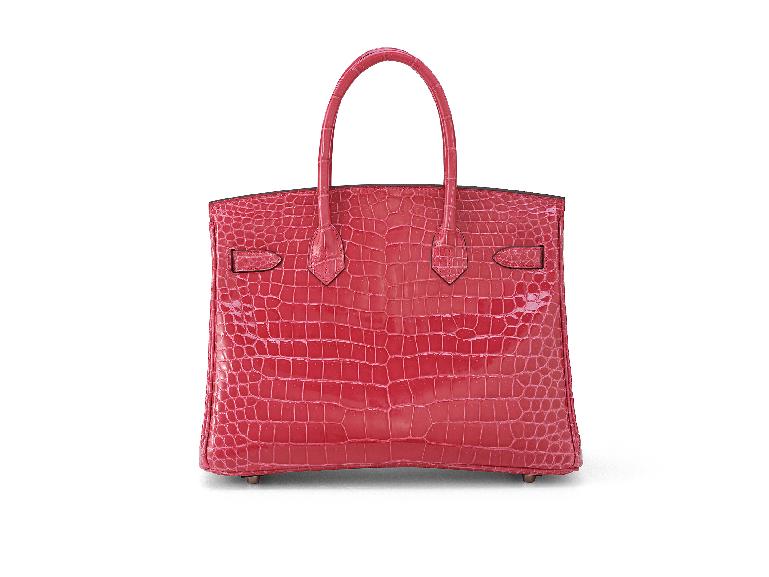 Birkin 30 Rose Extreme Crocodile Porosus Lisse 