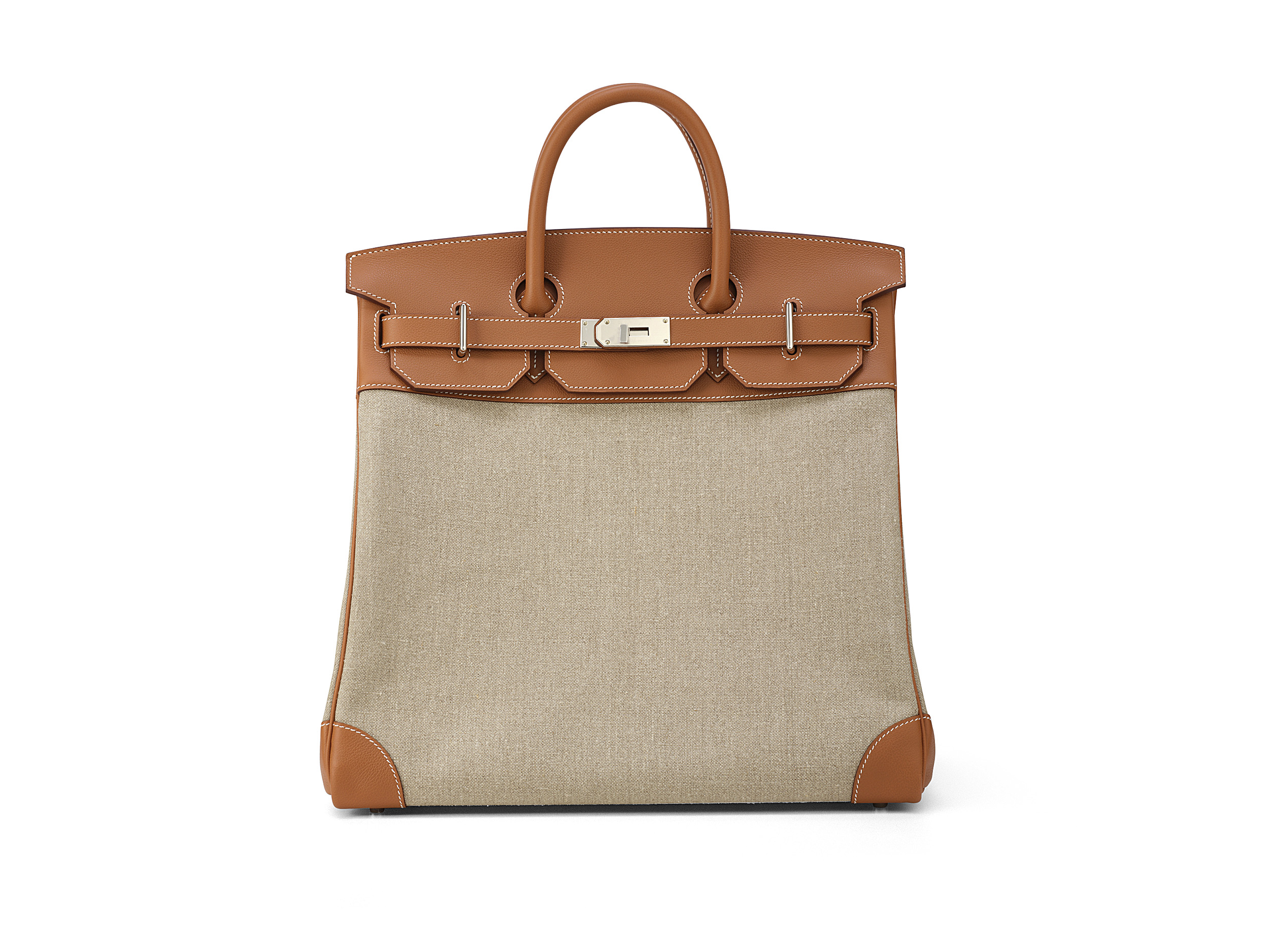 Birkin HAC 40 Gold Ficelle Toile