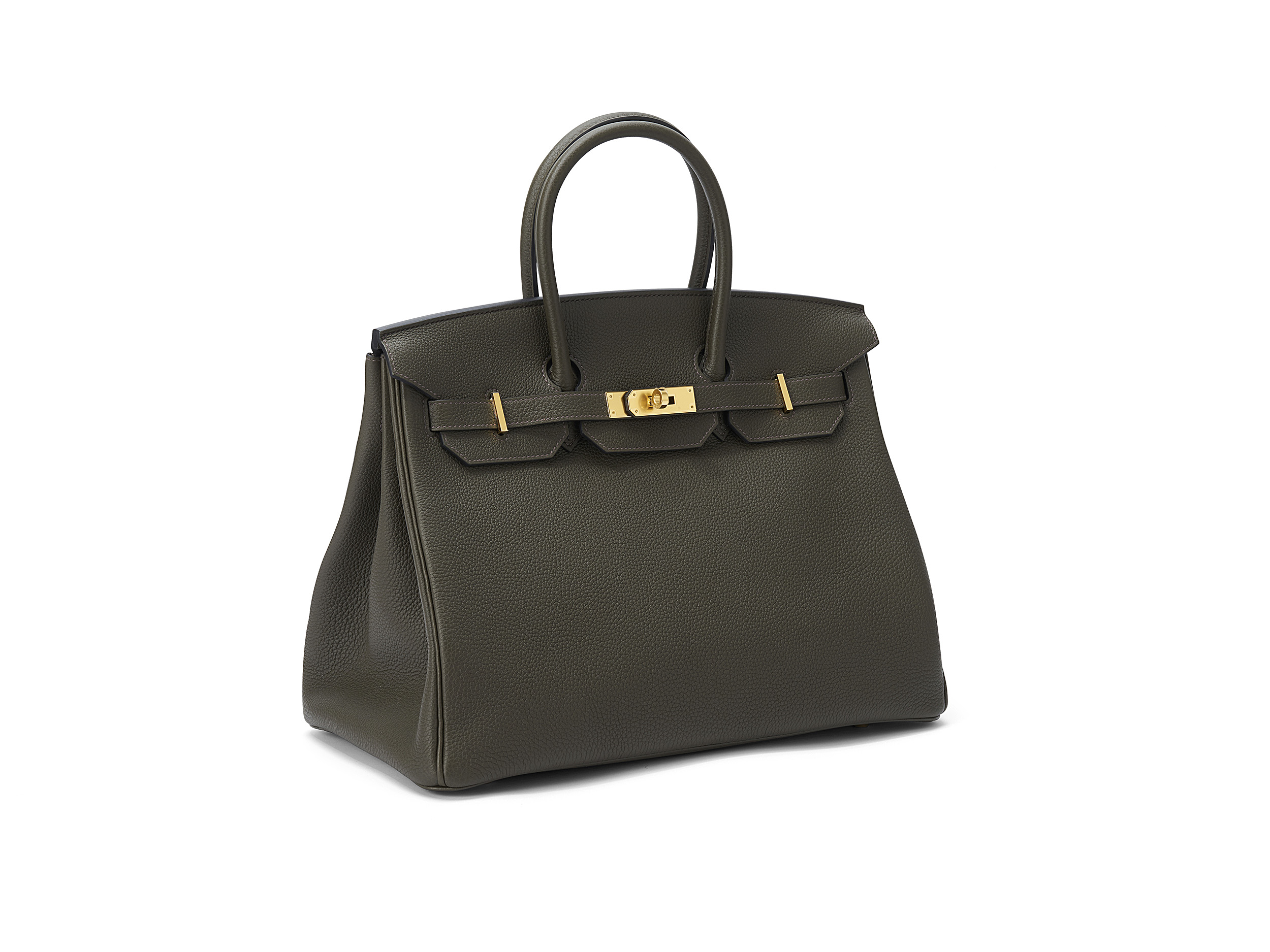 Birkin 35 Vert De Gris Togo