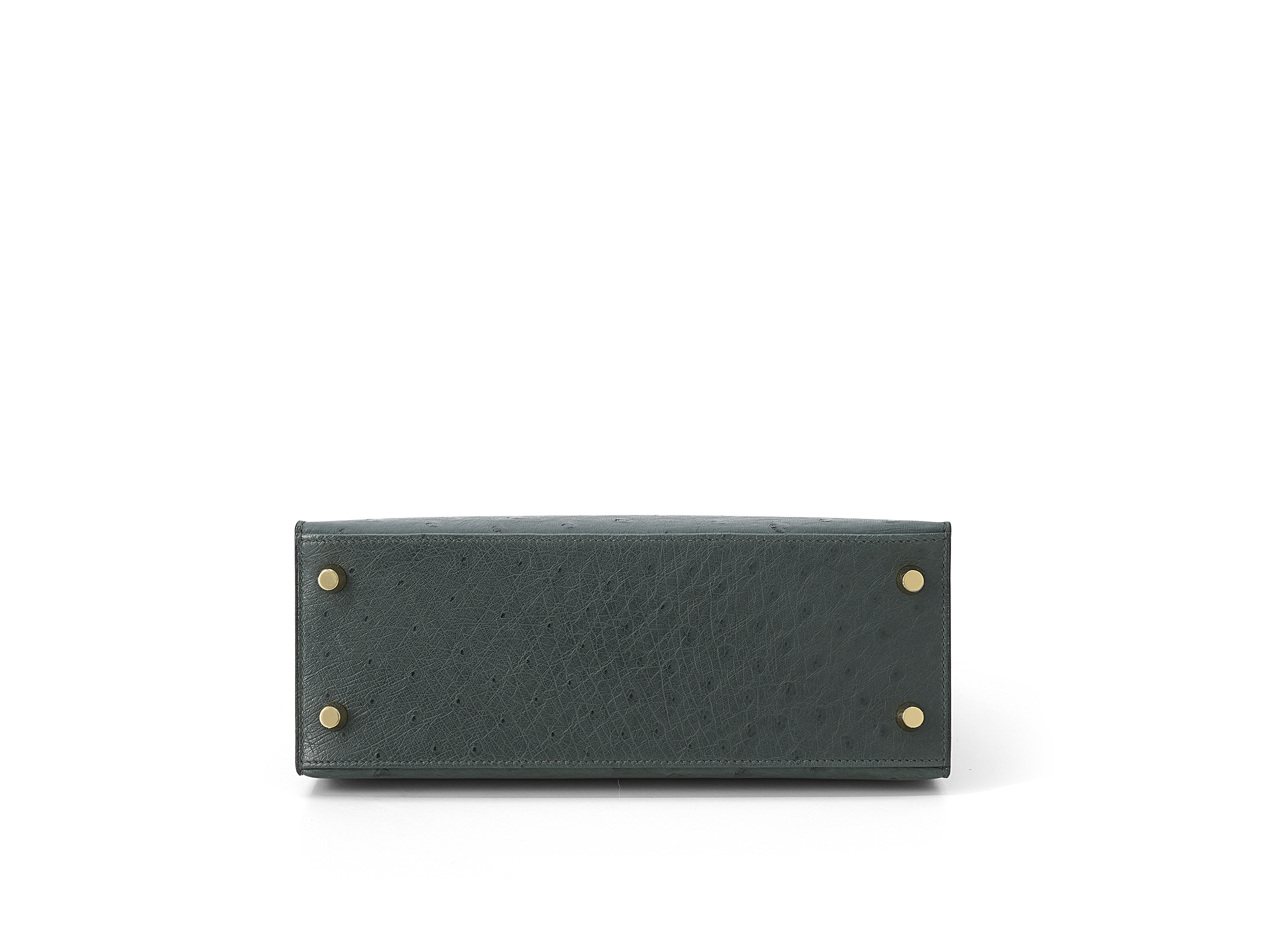 Kelly 25 Sellier Vert Titien Ostrich Kelly 25 Sellier Vert Titien Ostrich