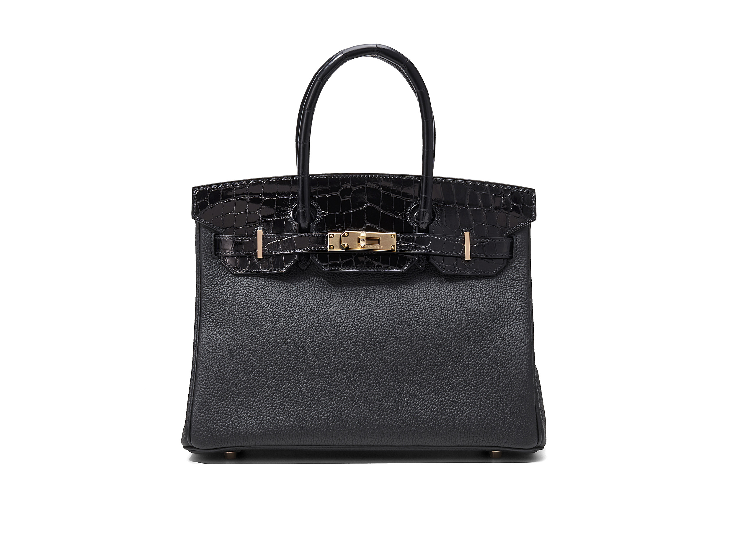 Birkin 30 Touch Noir Crocodile Niloticus