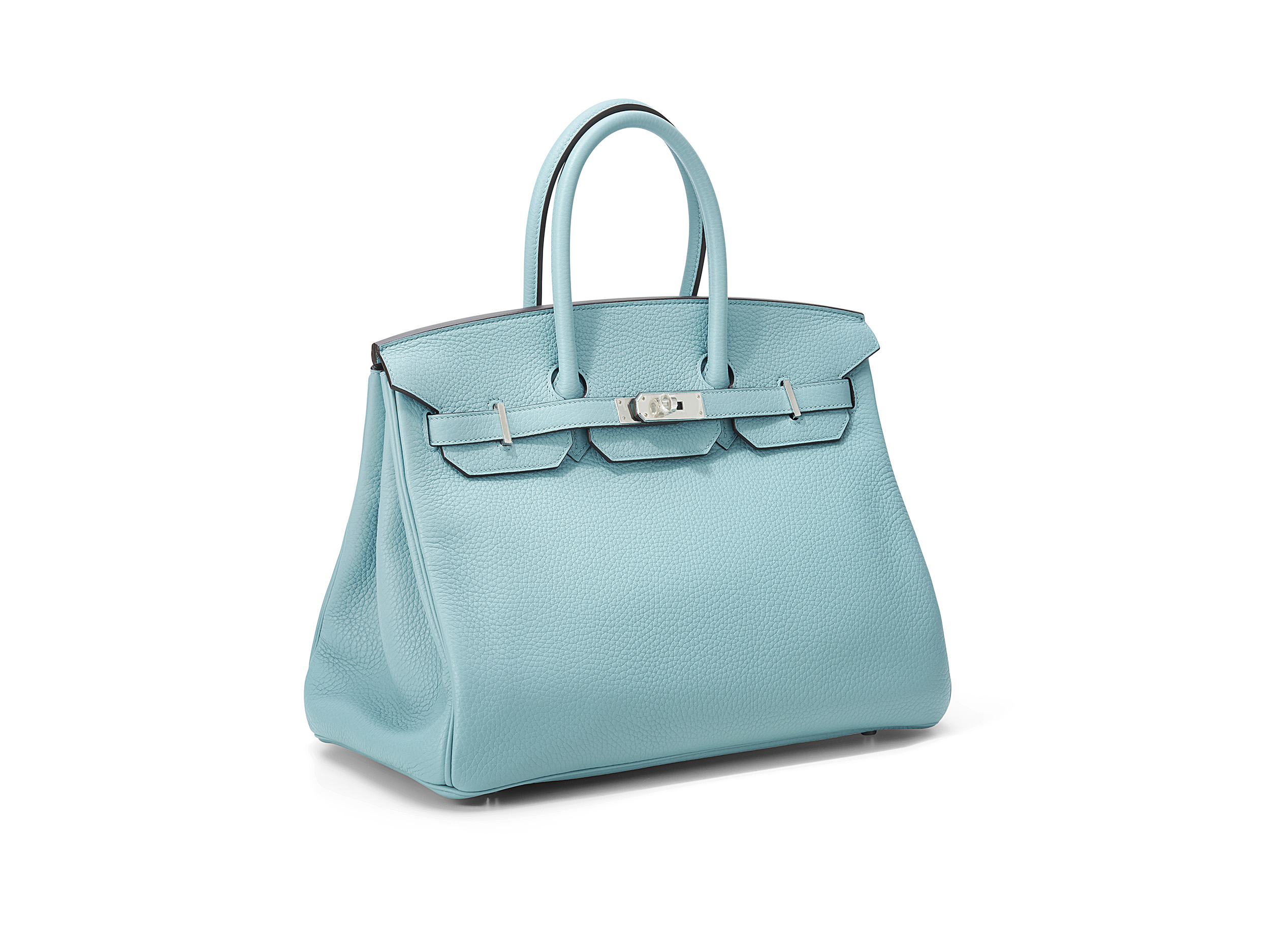 Birkin 35 Bleu Atoll Taurillon Clemence